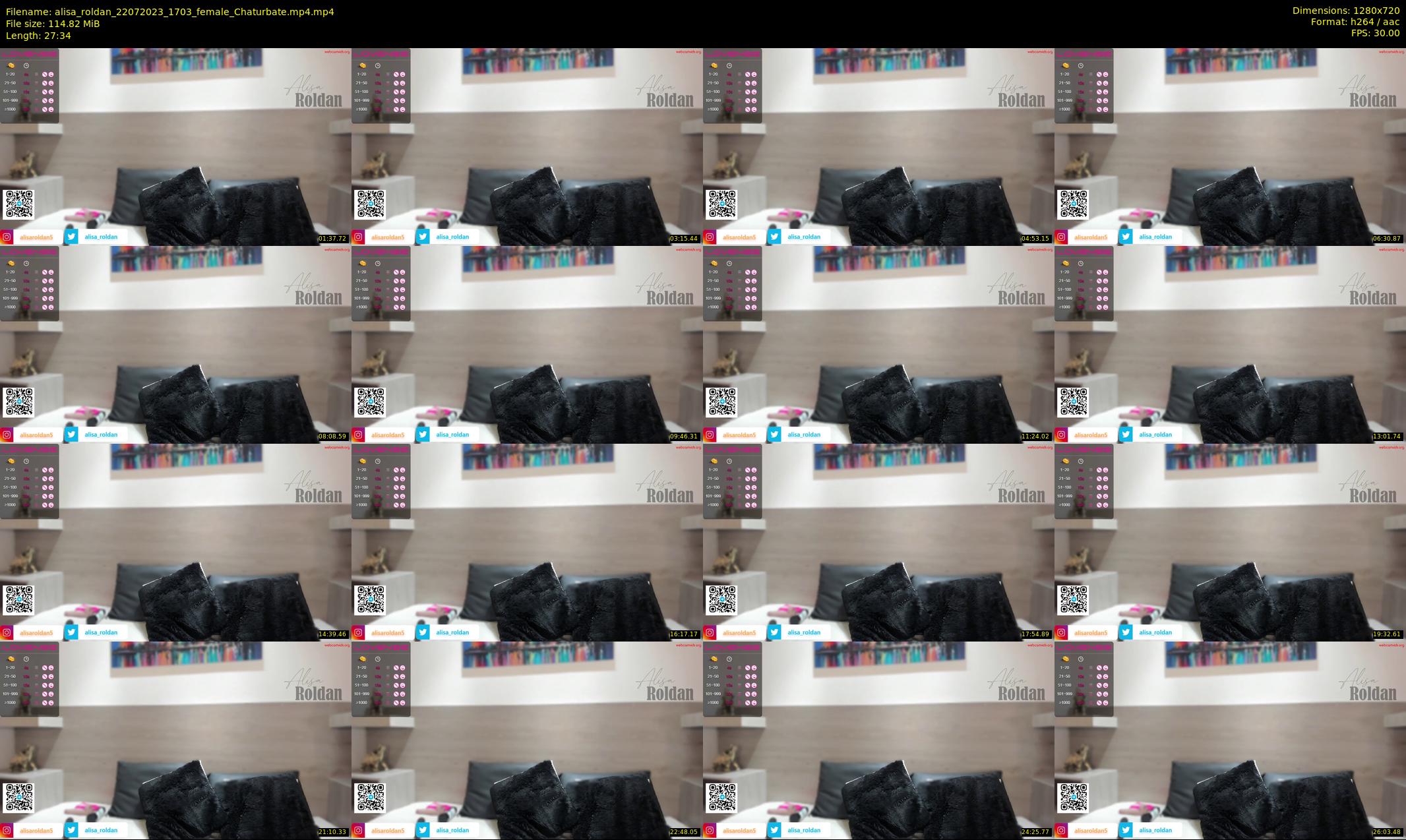 alisa_roldan — 28 minute Chaturbate female cam show recording, 720p, Jul 22, 2023