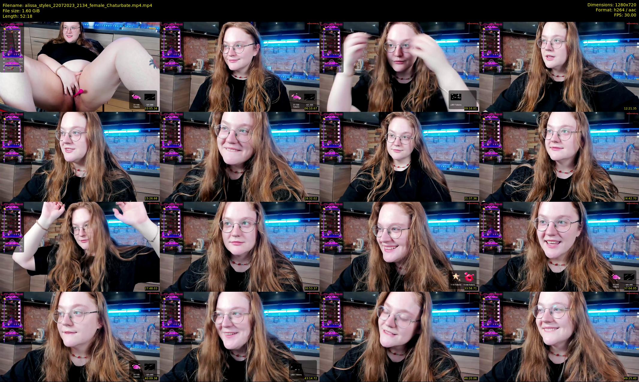 alissa_styles — 53 minute Chaturbate female cam show recording, 720p, Jul 22, 2023