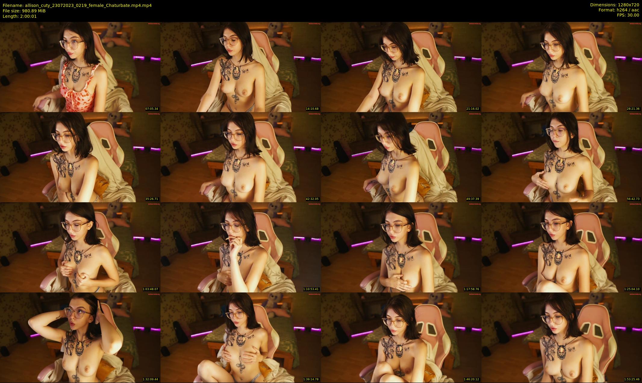 allison_cuty — 121 minute Chaturbate female cam show recording, 720p, Jul 23, 2023