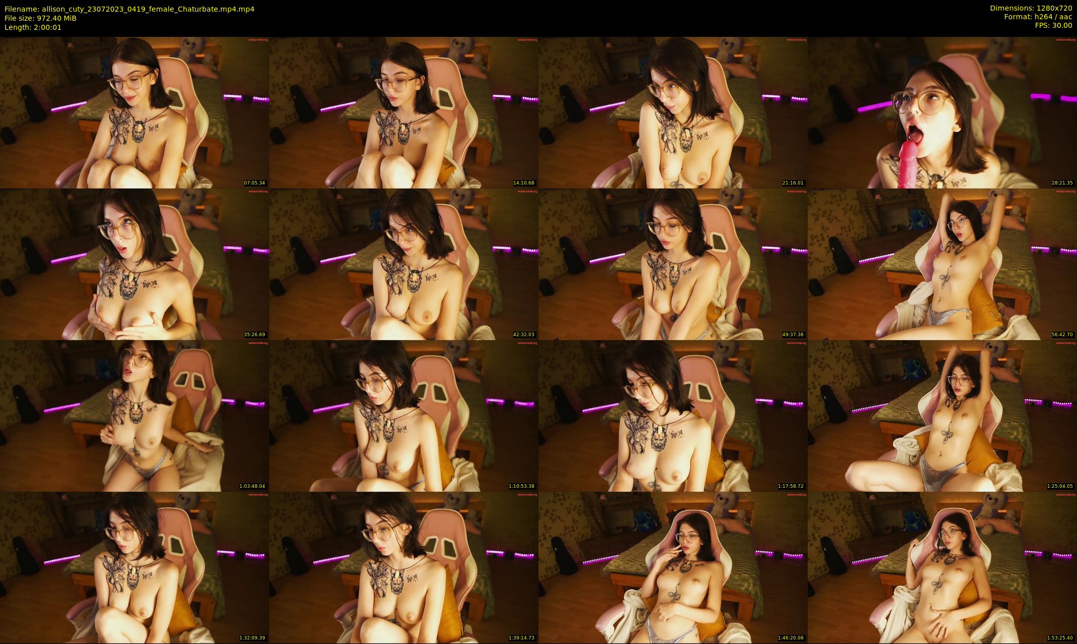 allison_cuty — 121 minute Chaturbate female cam show recording, 720p, Jul 23, 2023
