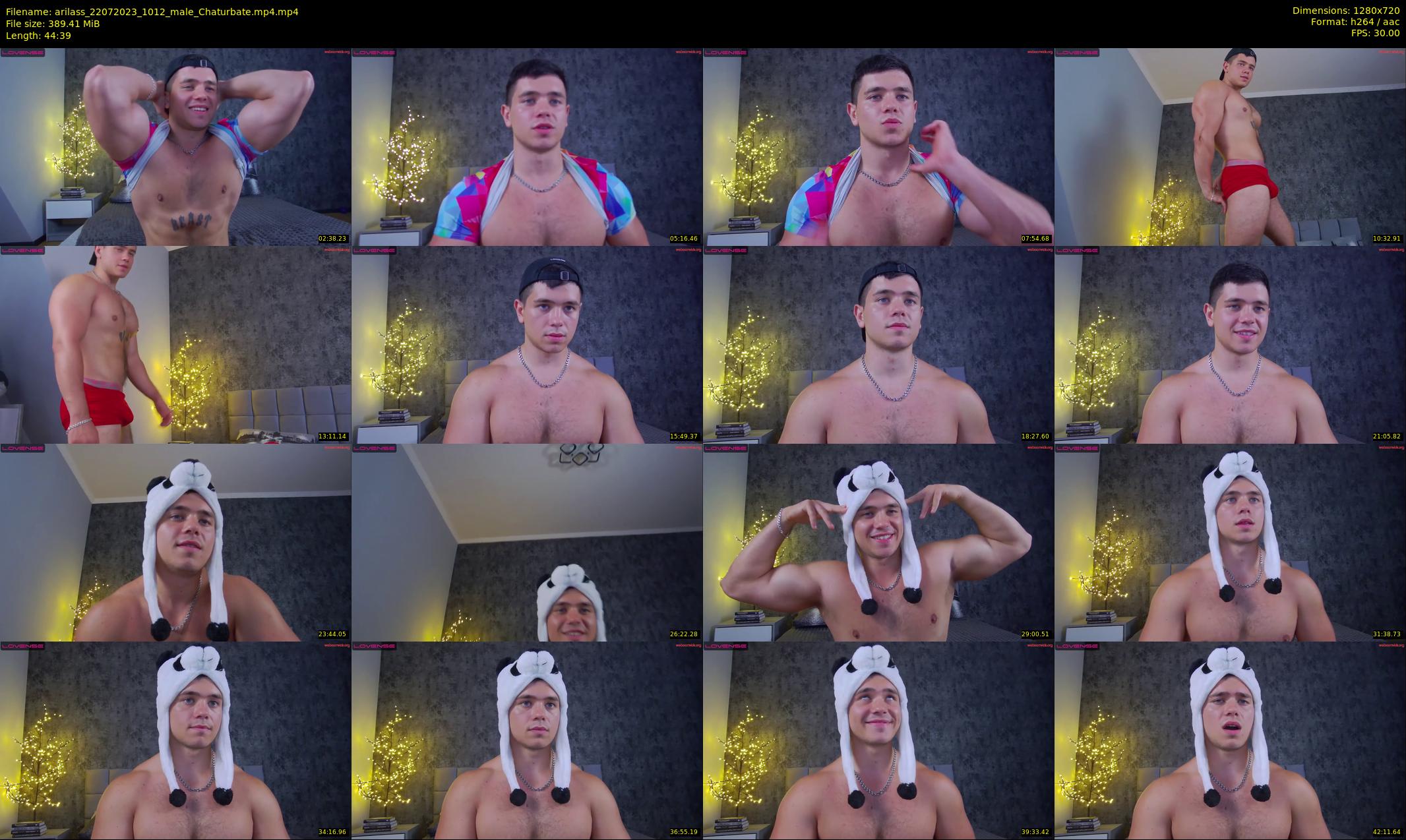 arilass — 45 minute Chaturbate male cam show recording, 720p, Jul 22, 2023