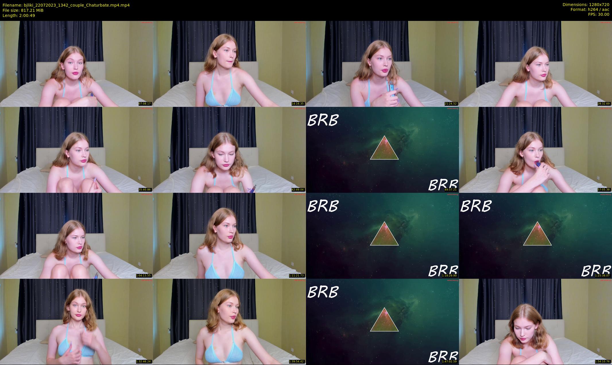 bjliki — 121 minute Chaturbate couple cam show recording, 720p, Jul 22, 2023