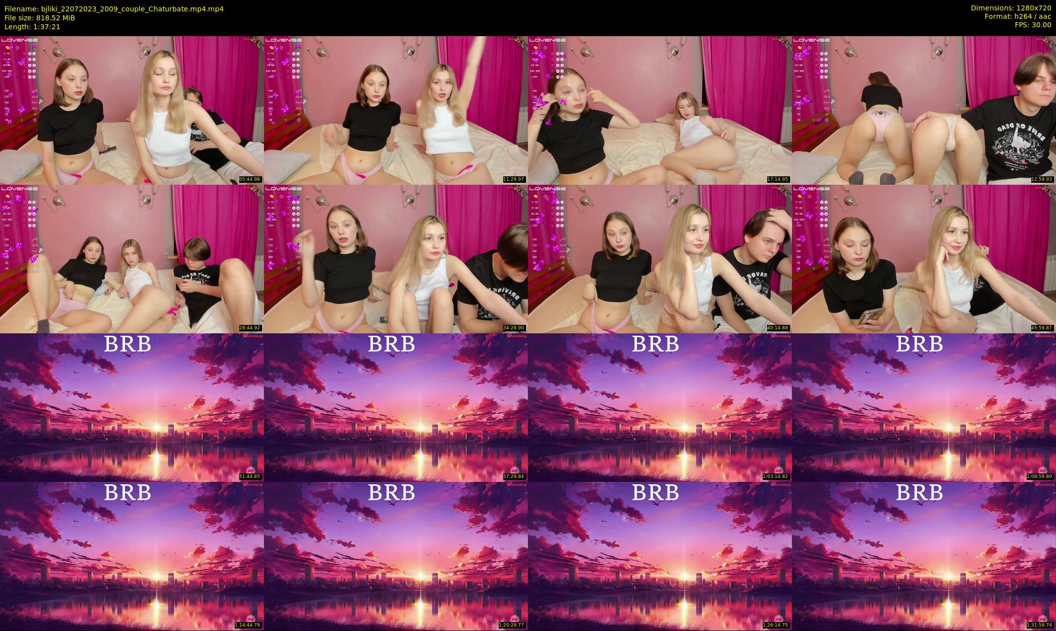 bjliki — 98 minute Chaturbate couple cam show recording, 720p, Jul 22, 2023