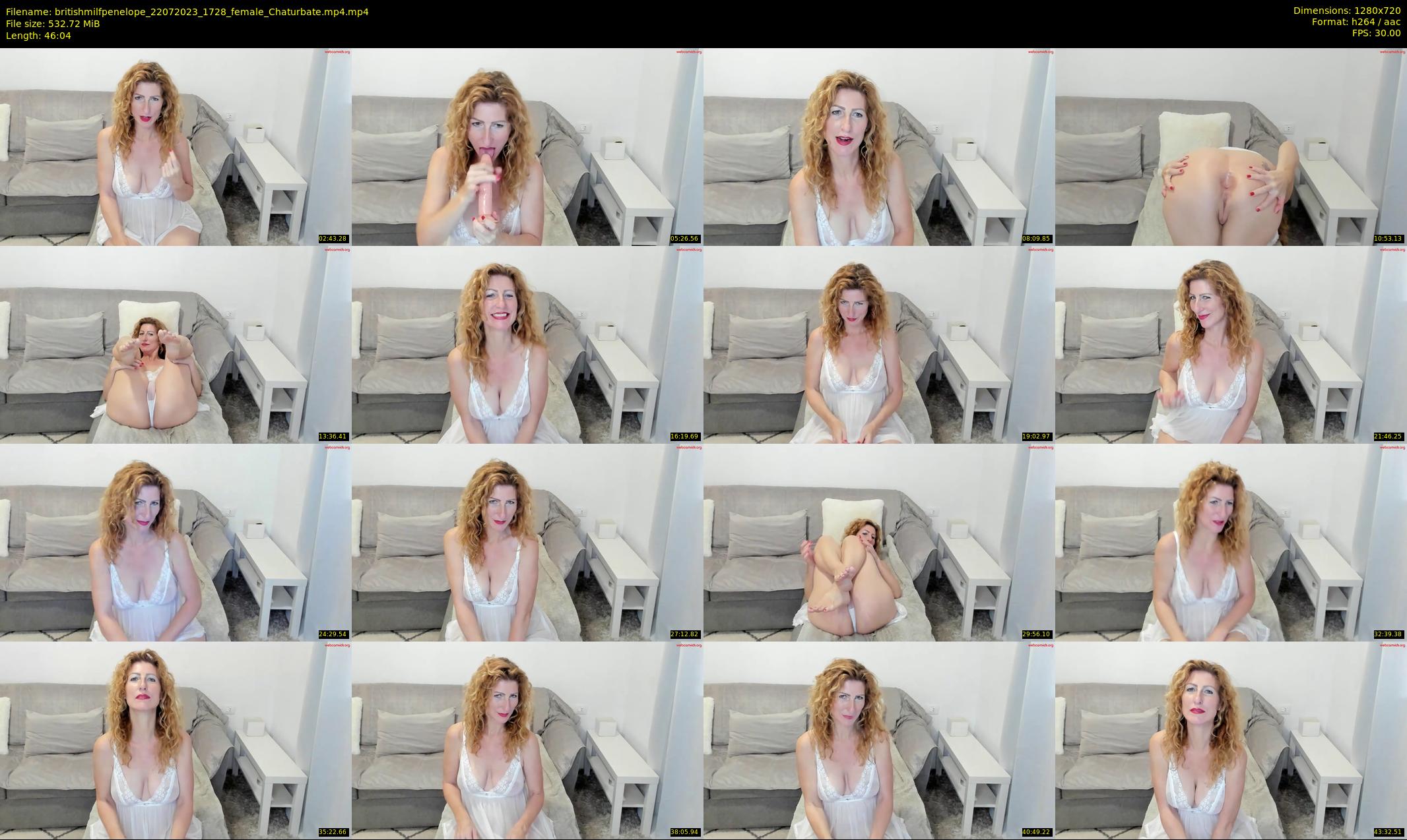 britishmilfpenelope — 47 minute Chaturbate female cam show recording, 720p, Jul 22, 2023