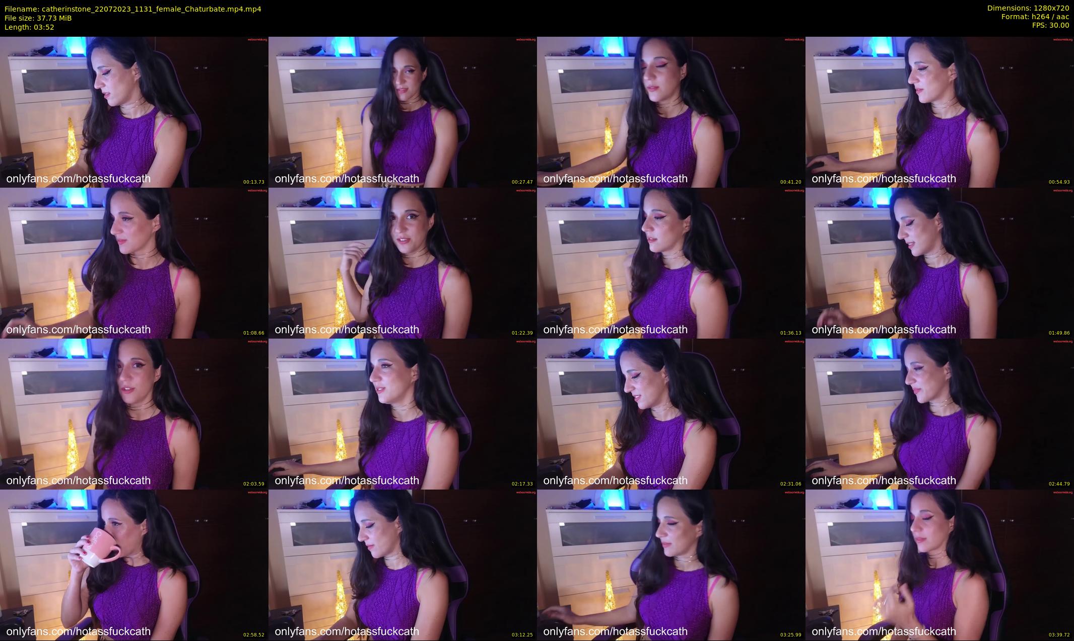 catherinstone — 4 minute Chaturbate female cam show recording, 720p, Jul 22, 2023