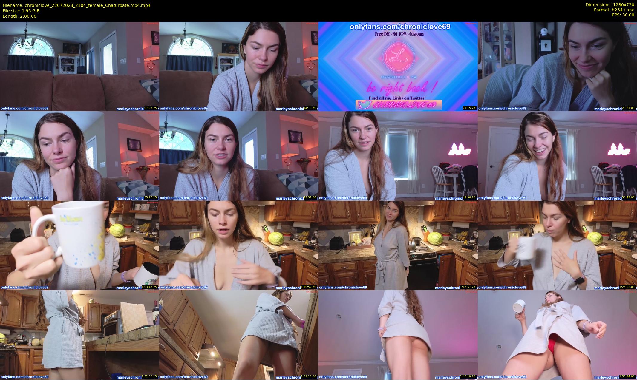 chroniclove — 120 minute Chaturbate female cam show recording, 720p, Jul 22, 2023