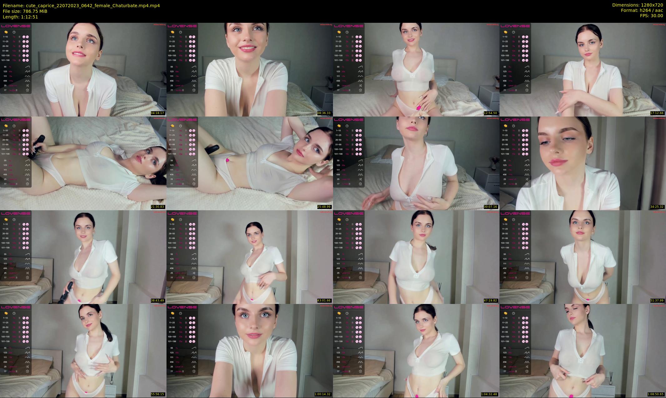 cute_caprice — 73 minute Chaturbate female cam show recording, 720p, Jul 22, 2023