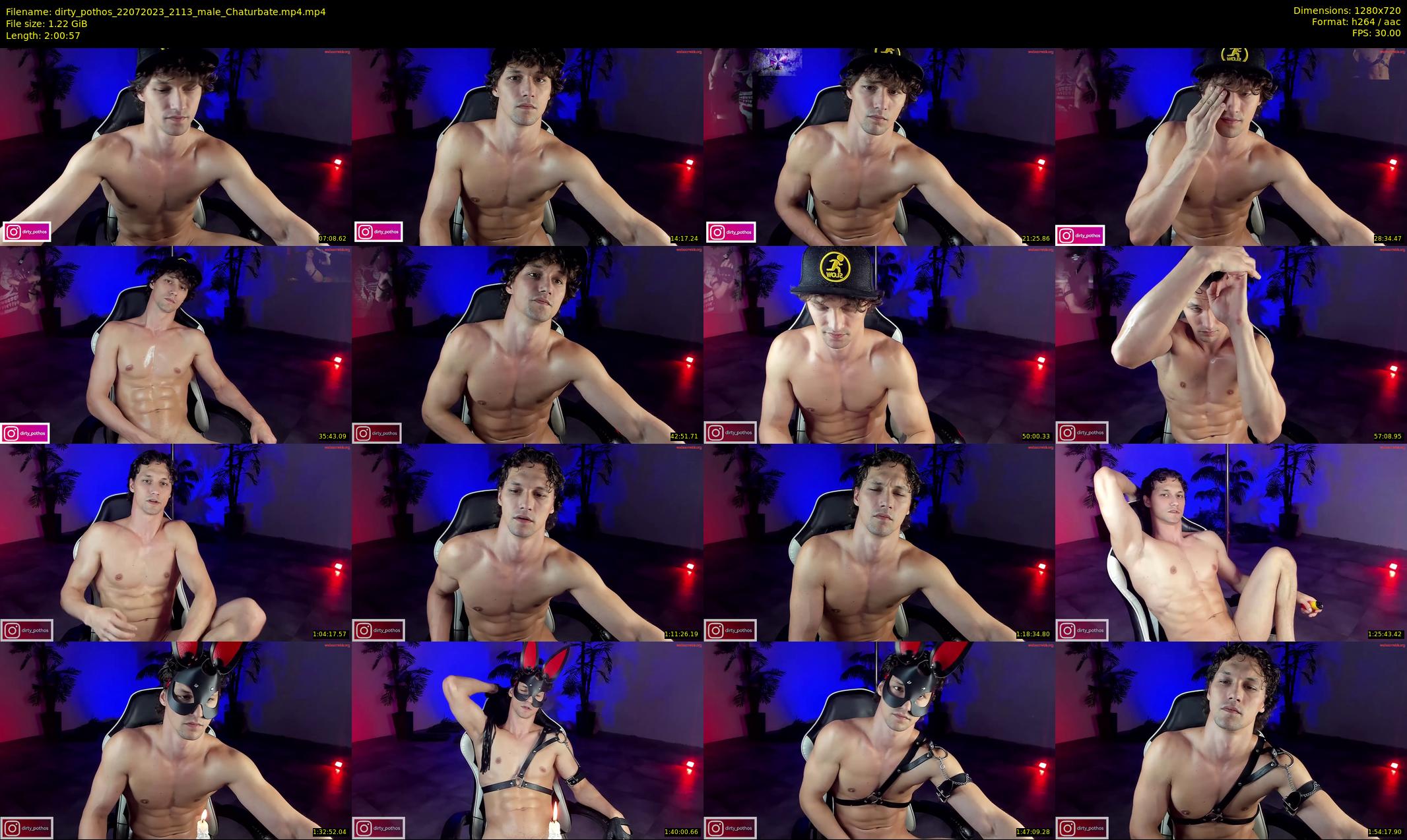 dirty_pothos — 121 minute Chaturbate male cam show recording, 720p, Jul 22, 2023