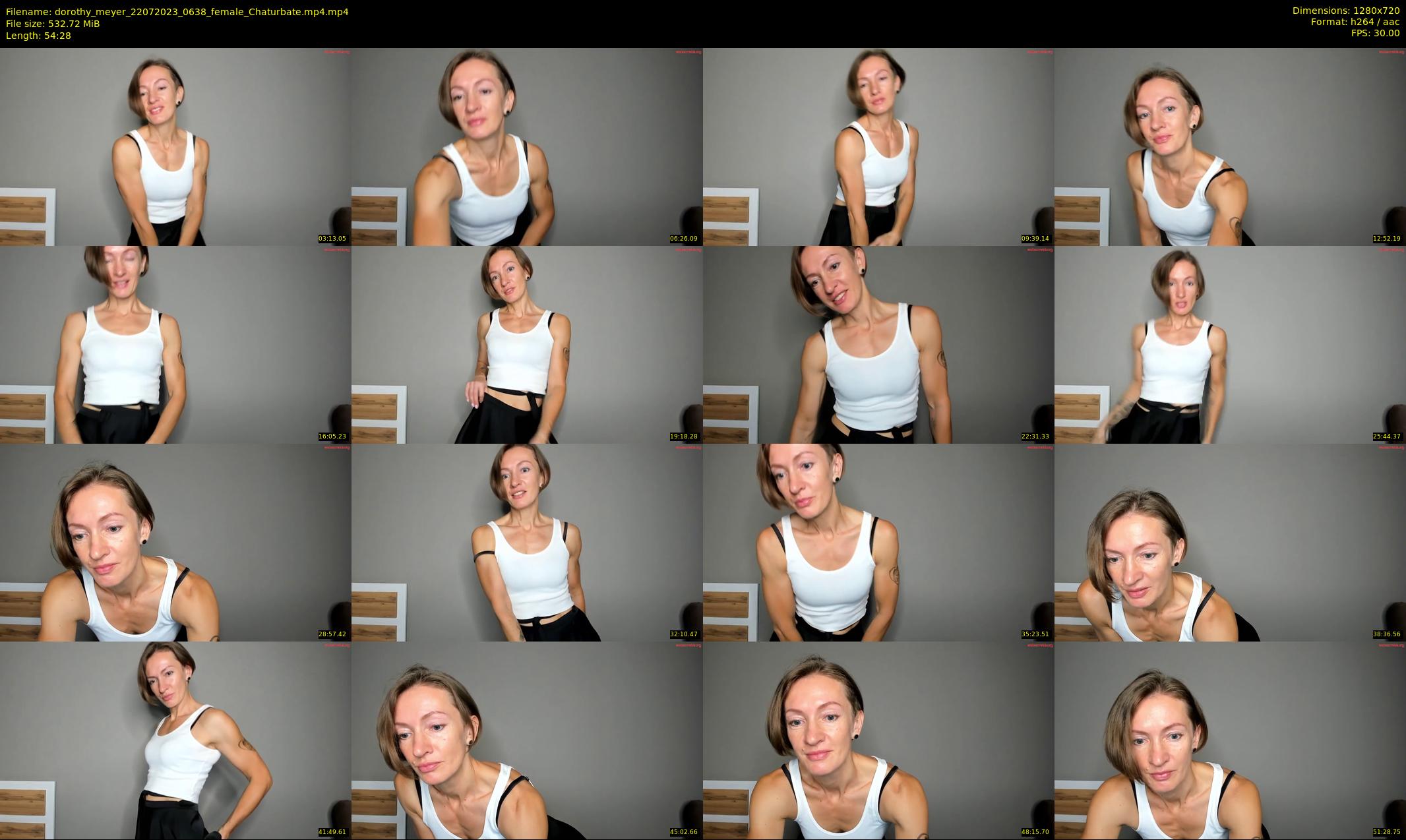 dorothy_meyer — 55 minute Chaturbate female cam show recording, 720p, Jul 22, 2023