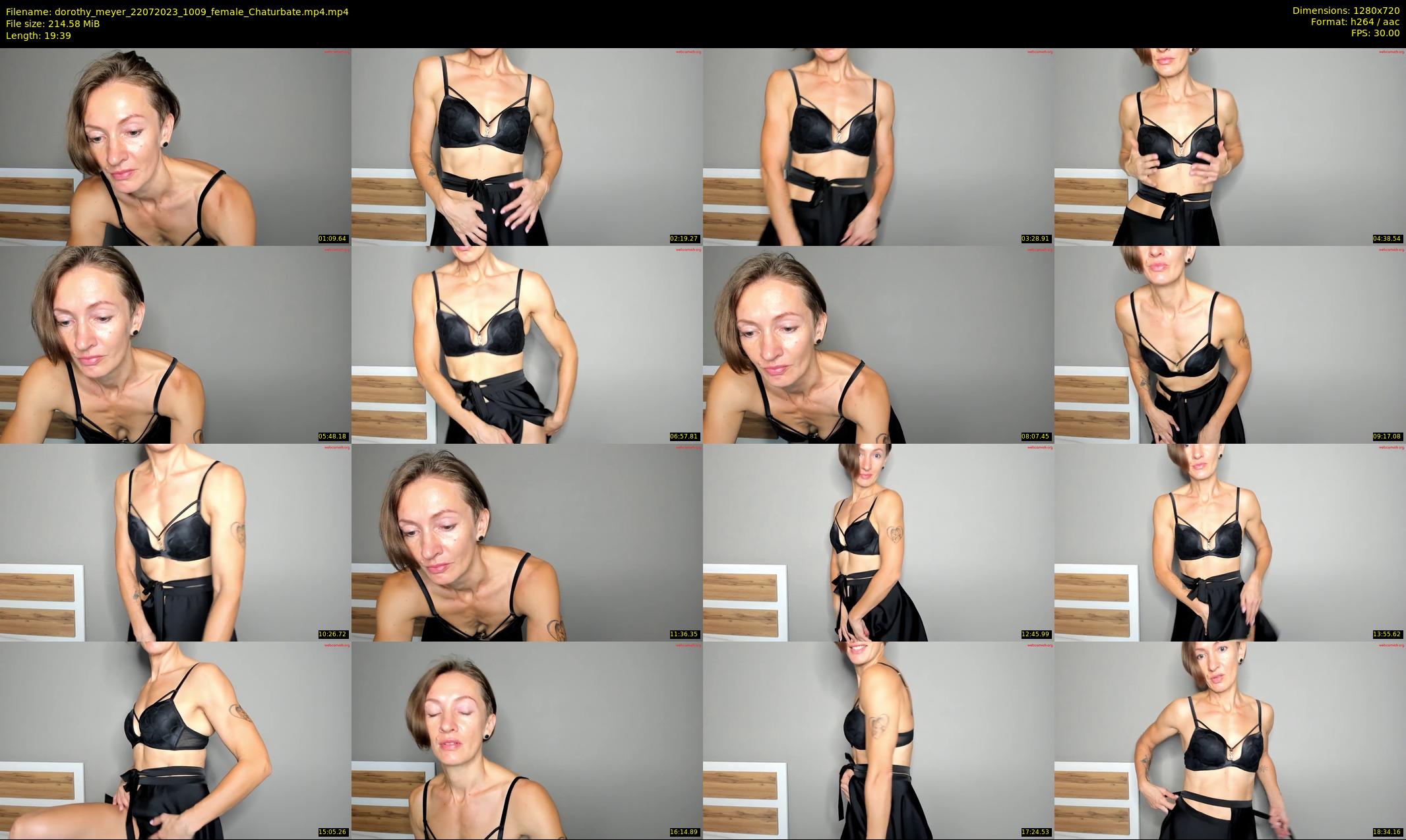 dorothy_meyer — 20 minute Chaturbate female cam show recording, 720p, Jul 22, 2023
