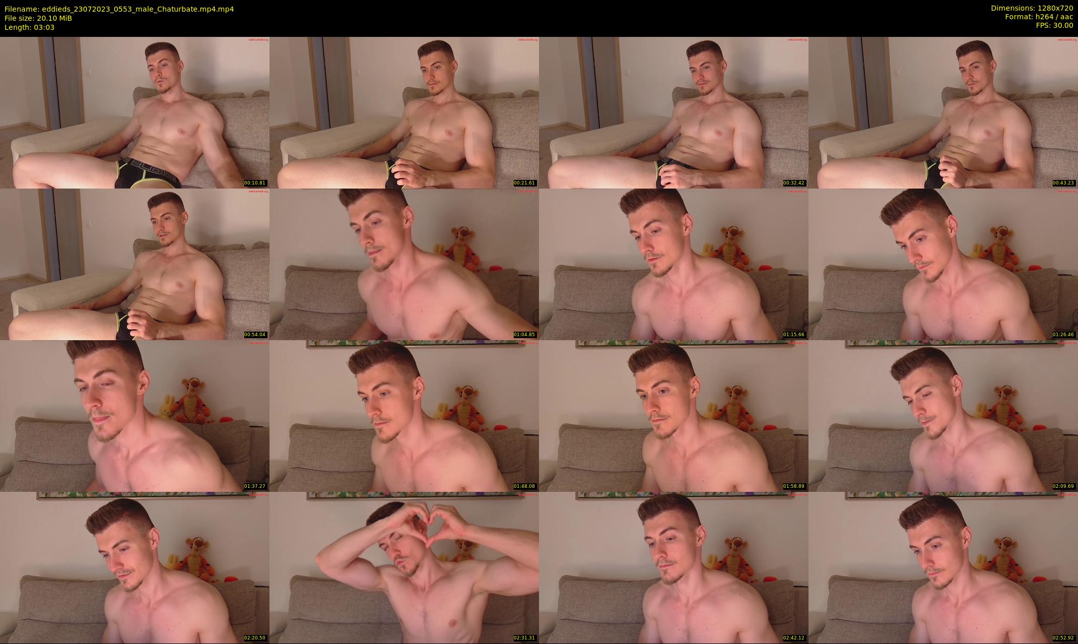 eddieds — 4 minute Chaturbate male cam show recording, 720p, Jul 23, 2023