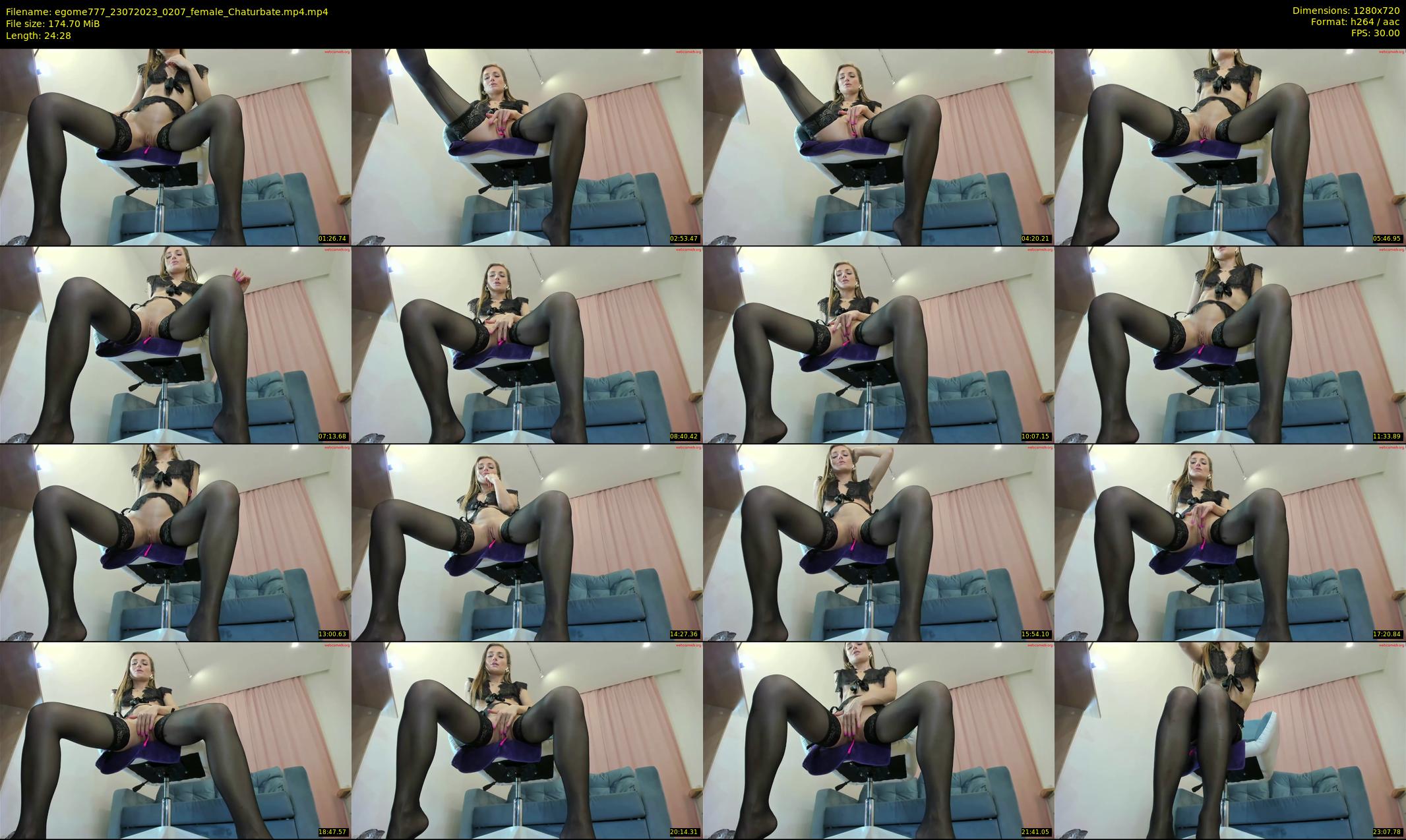 egome777 — 25 minute Chaturbate female cam show recording, 720p, Jul 23, 2023