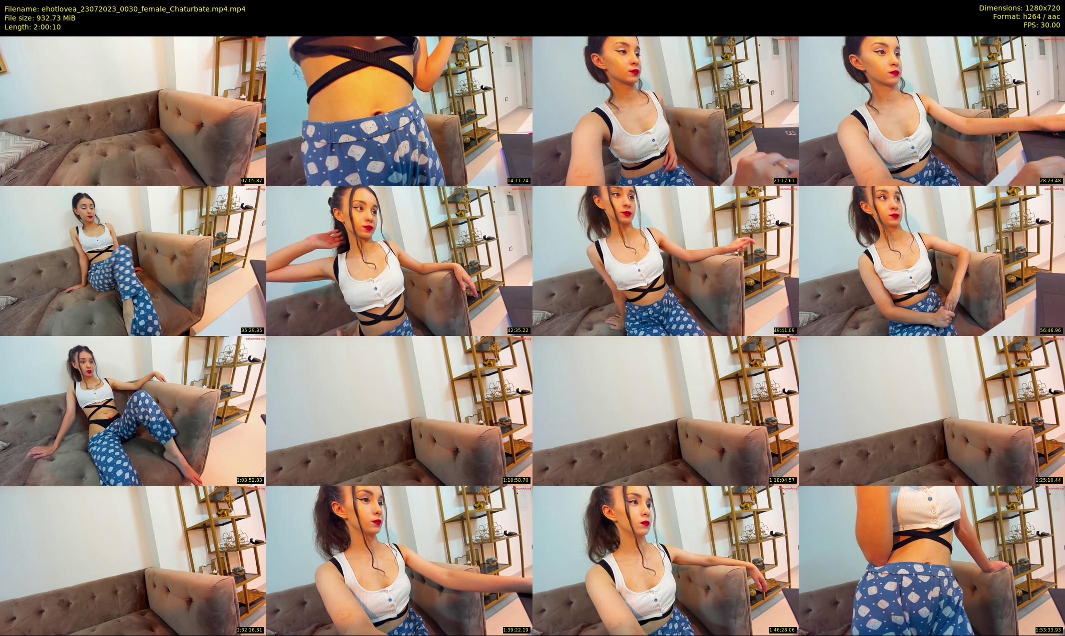 ehotlovea — 121 minute Chaturbate female cam show recording, 720p, Jul 23, 2023