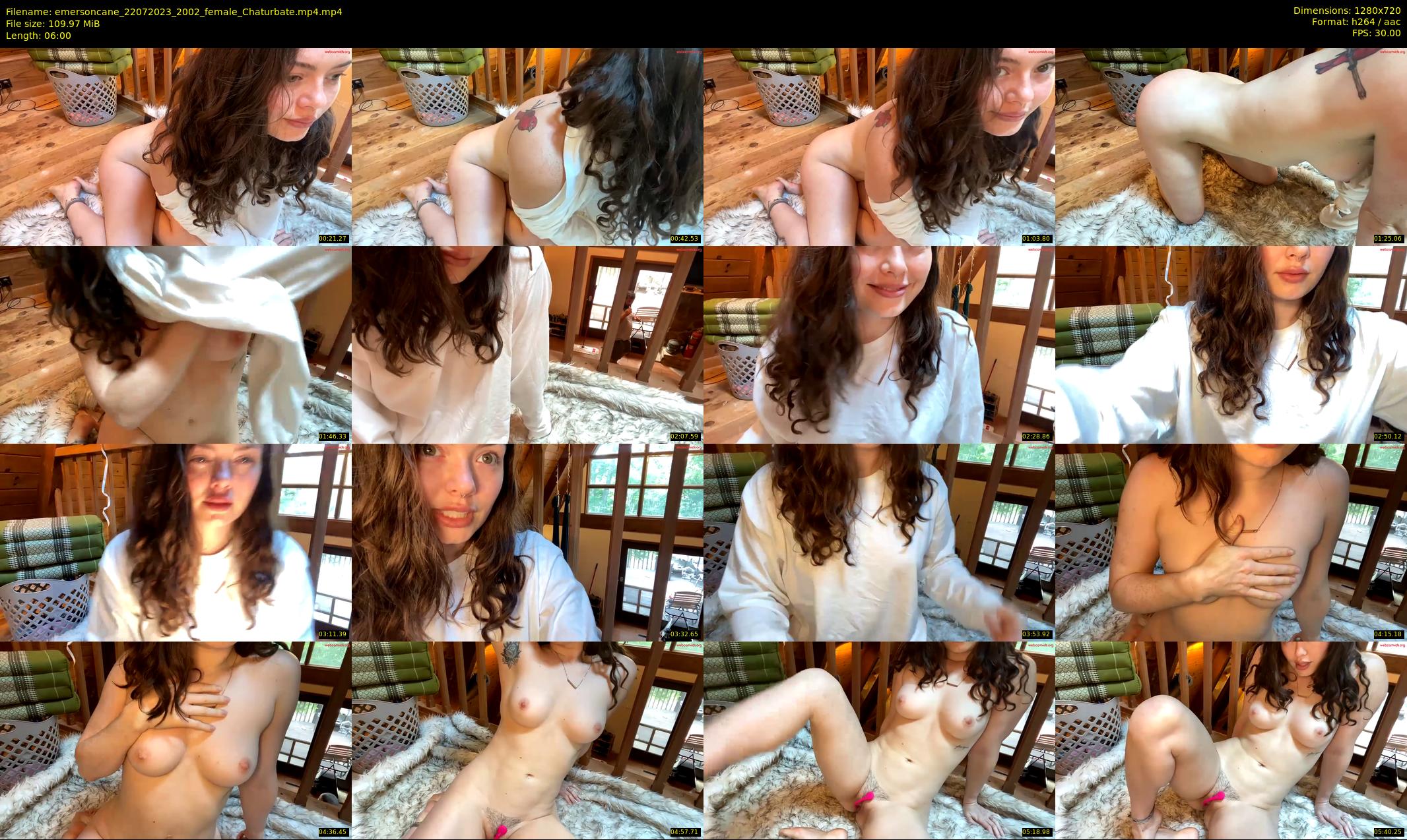 emersoncane — 6 minute Chaturbate female cam show recording, 720p, Jul 22, 2023
