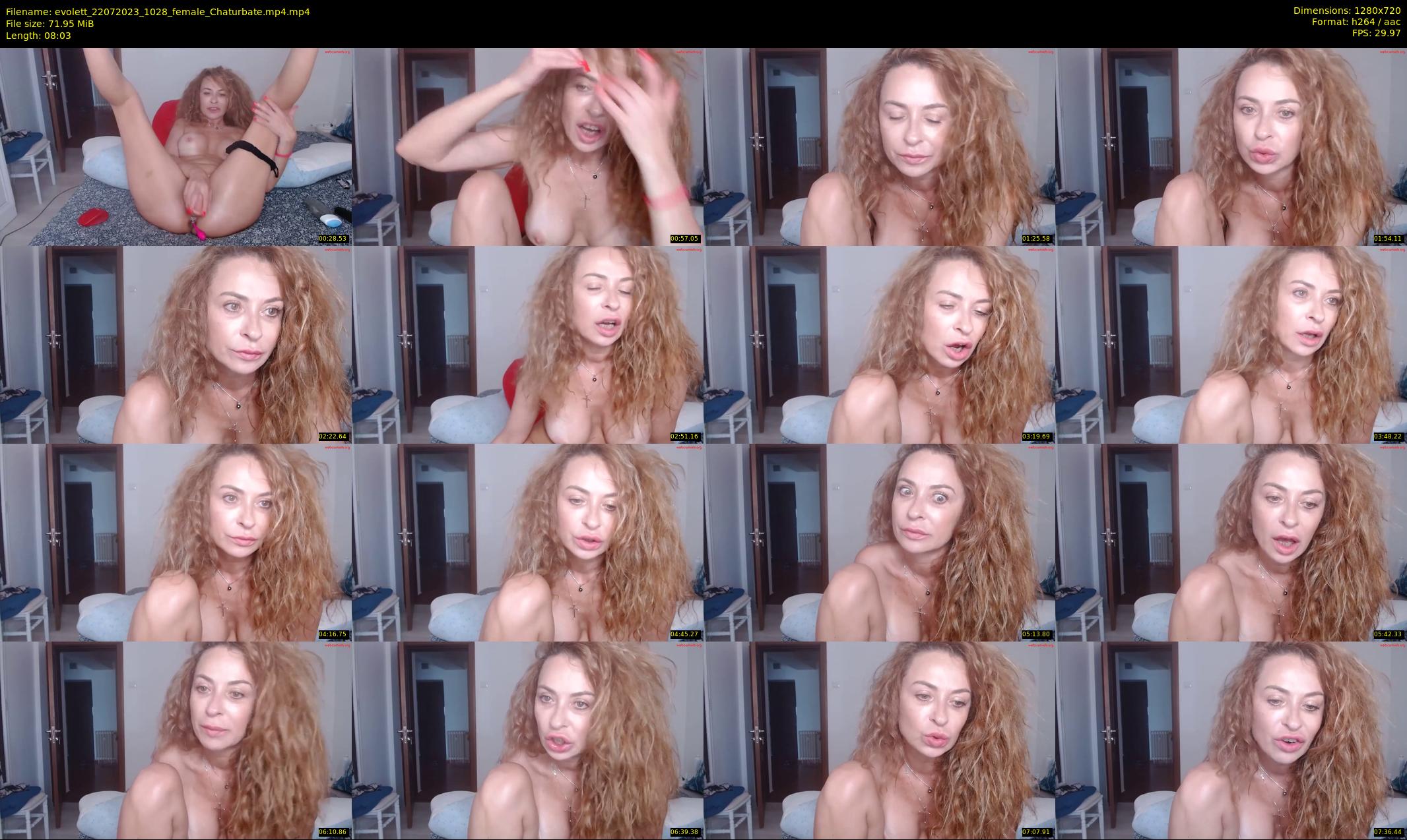 evolett — 9 minute Chaturbate female cam show recording, 720p, Jul 22, 2023
