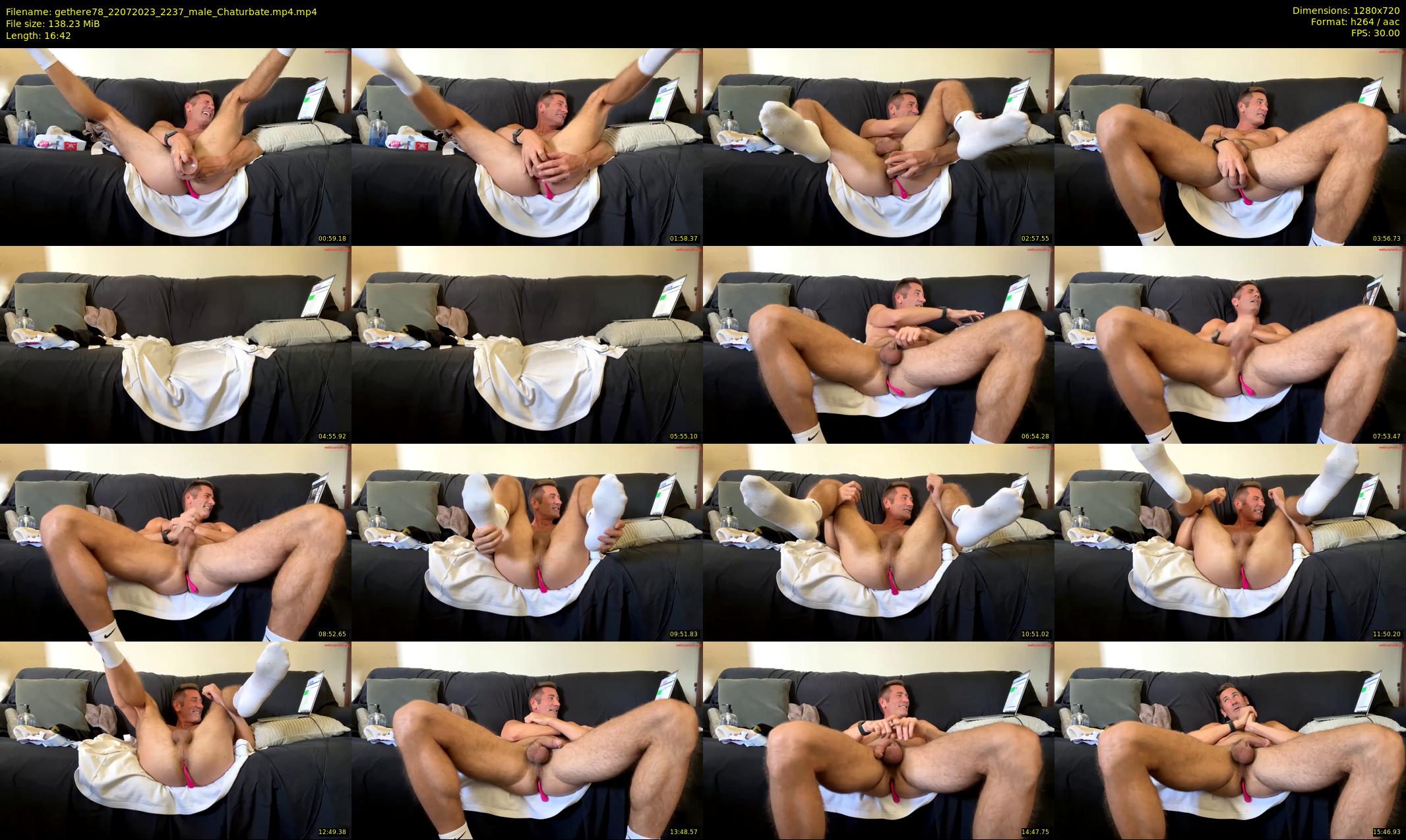 gethere78 — 17 minute Chaturbate male cam show recording, 720p, Jul 22, 2023