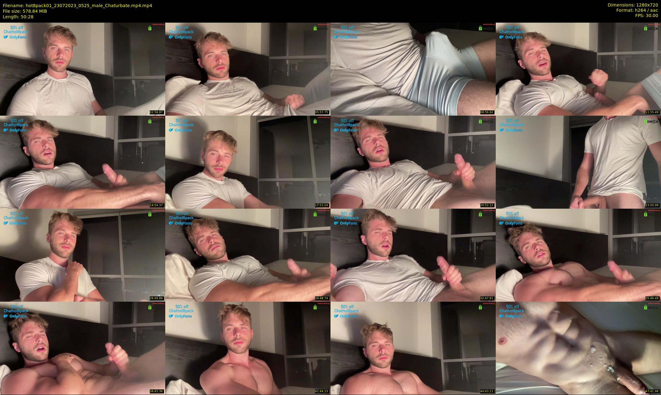 hot8pack01 — 51 minute Chaturbate male cam show recording, 720p, Jul 23, 2023