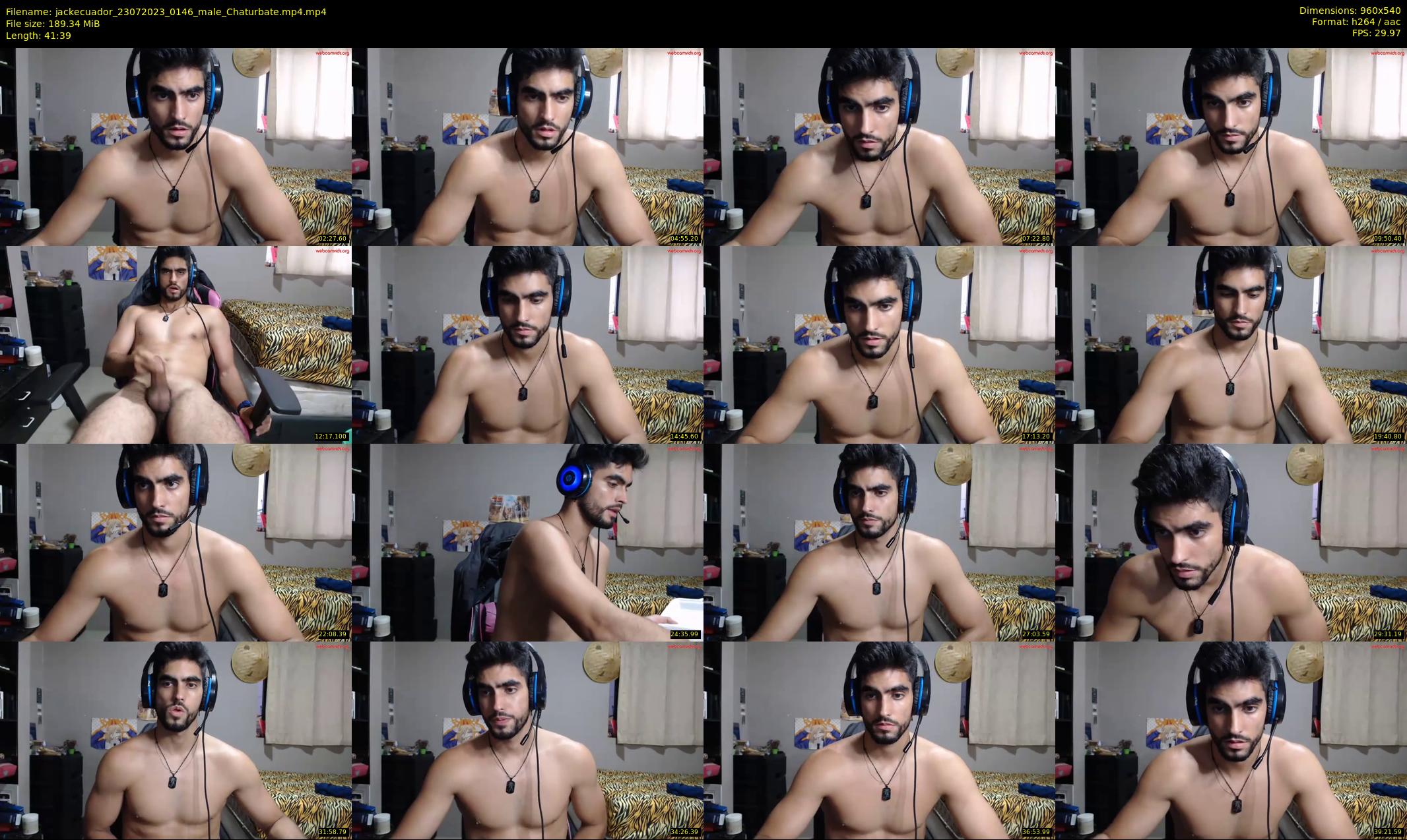 jackecuador — 42 minute Chaturbate male cam show recording, 480p, Jul 23, 2023