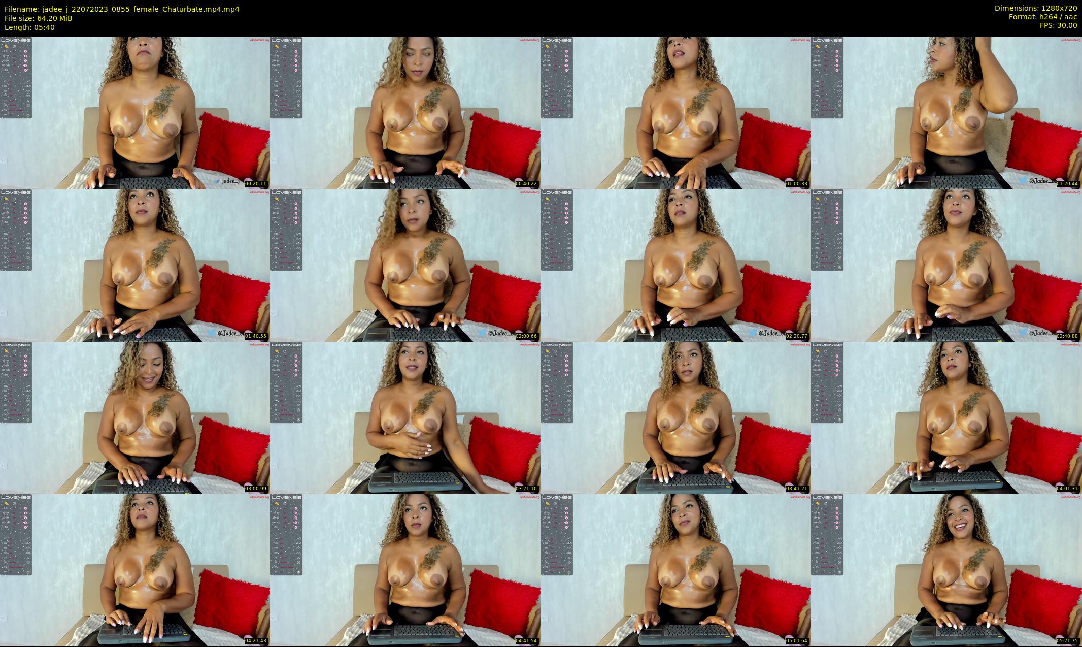 jadee_j — 6 minute Chaturbate female cam show recording, 720p, Jul 22, 2023