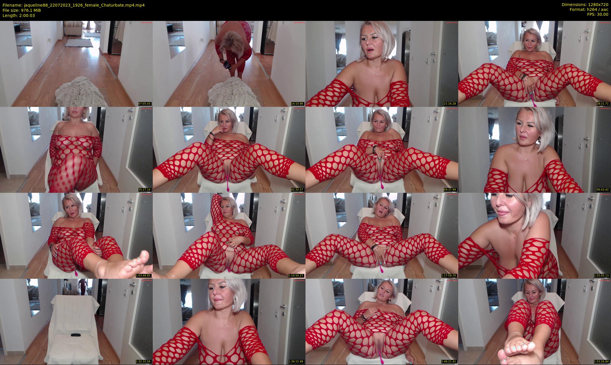 jaqueline88 — 121 minute Chaturbate female cam show recording, 720p, Jul 22, 2023