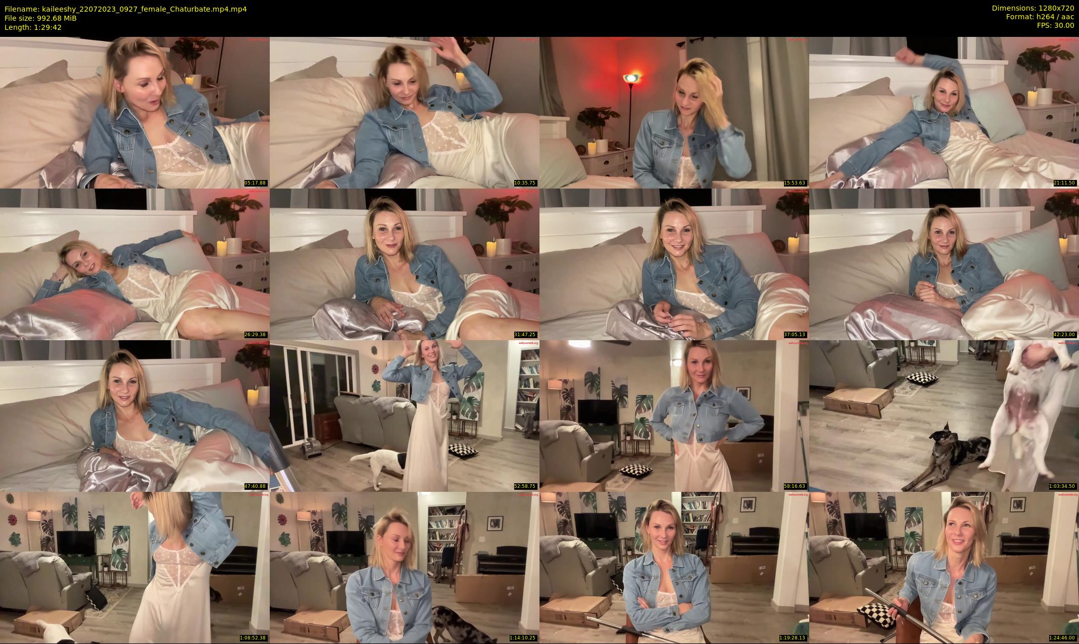 kaileeshy — 90 minute Chaturbate female cam show recording, 720p, Jul 22, 2023