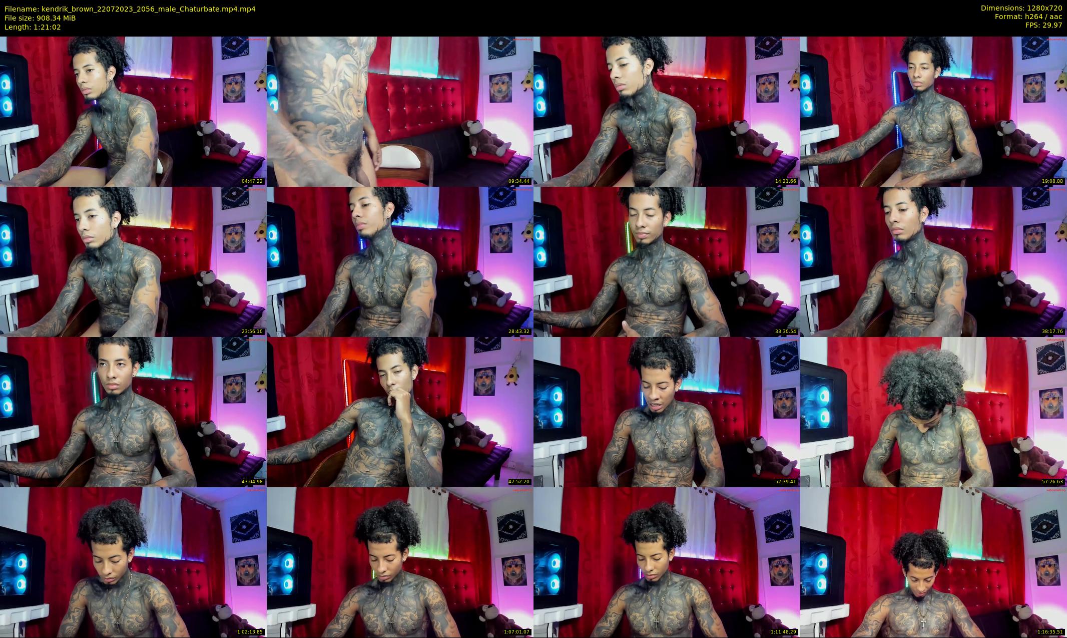 kendrik_brown — 82 minute Chaturbate male cam show recording, 720p, Jul 22, 2023