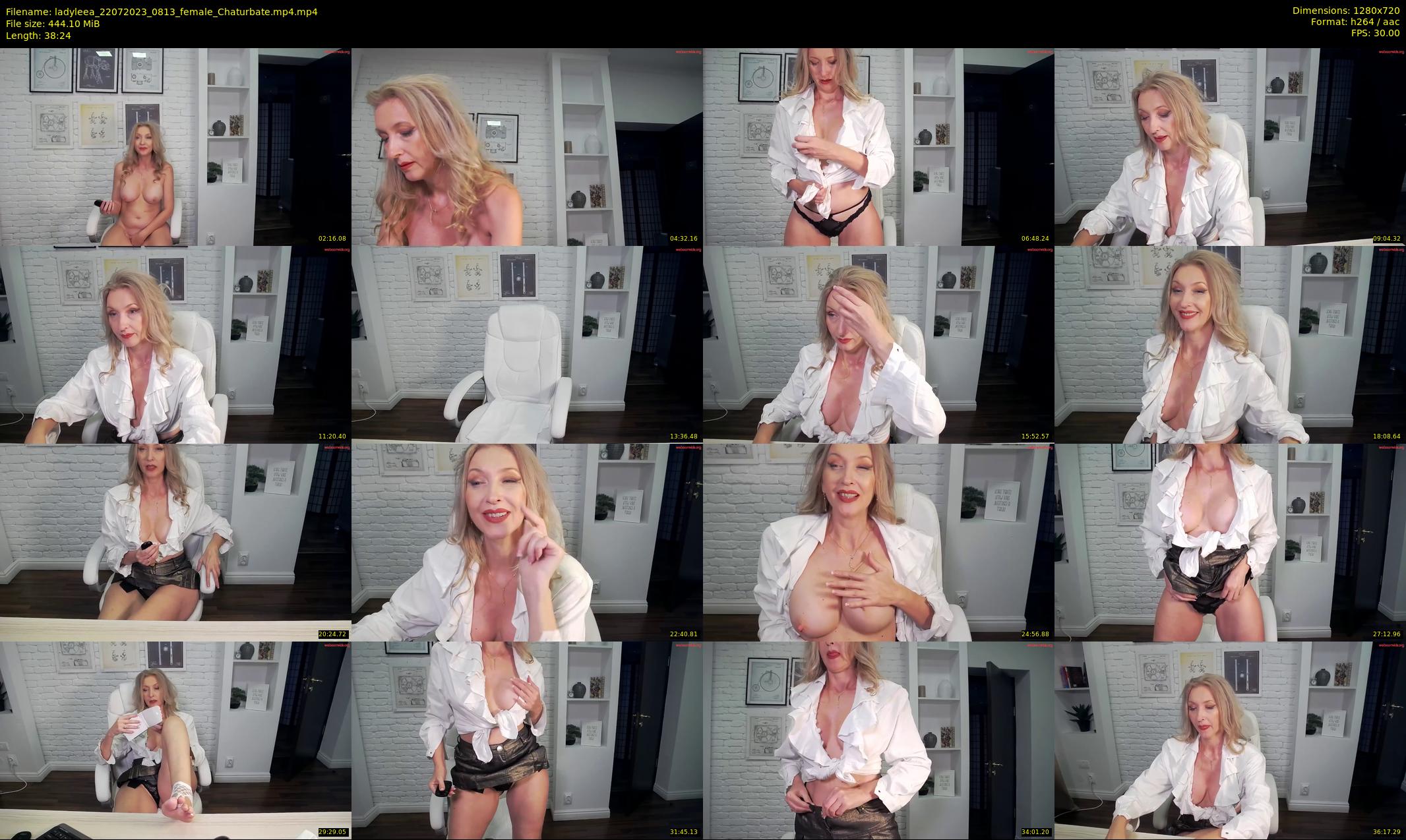 ladyleea — 39 minute Chaturbate female cam show recording, 720p, Jul 22, 2023