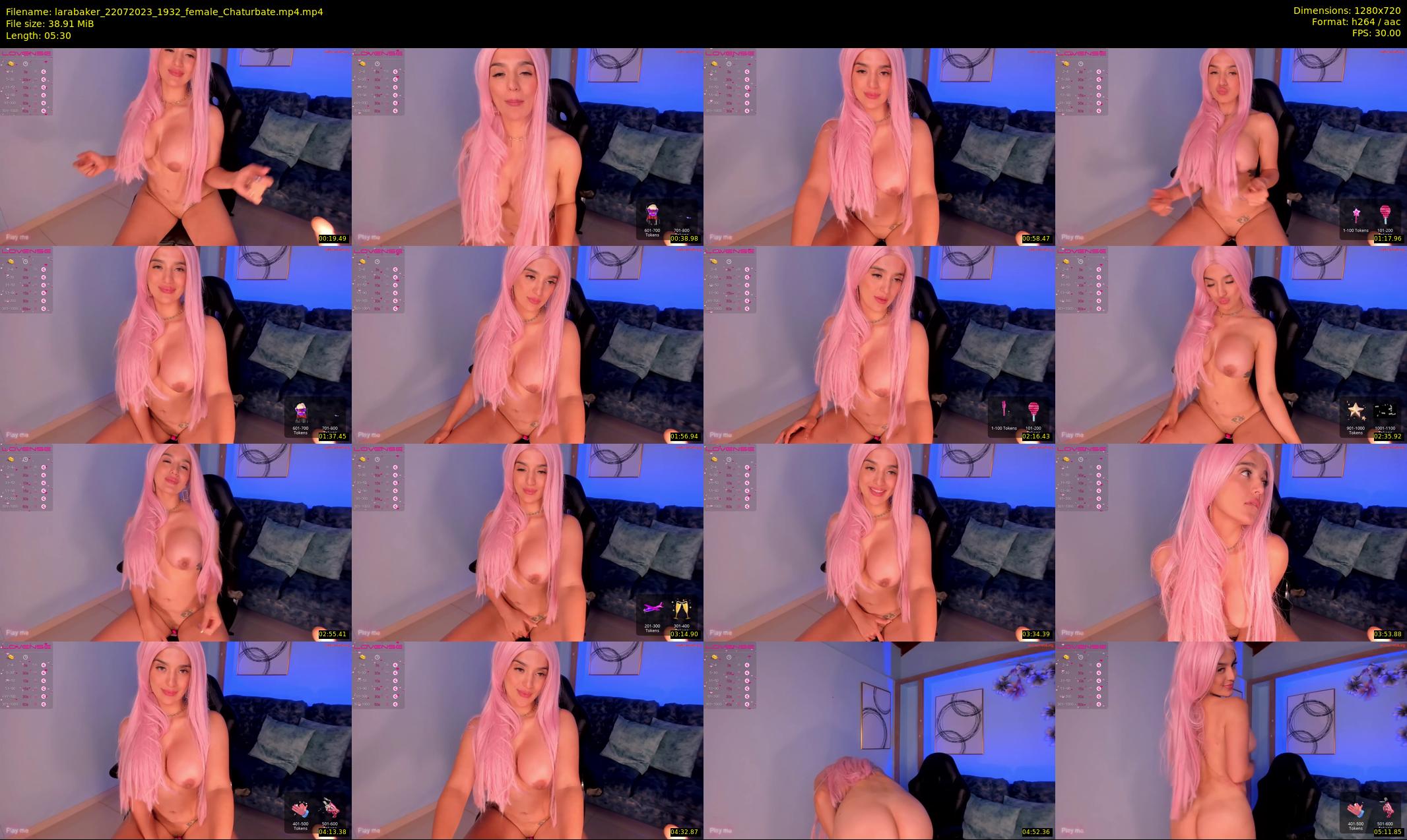 larabaker — 6 minute Chaturbate female cam show recording, 720p, Jul 22, 2023