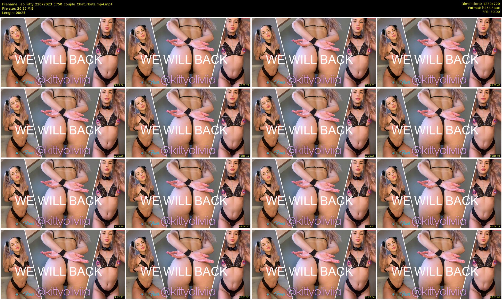 leo_kitty — 9 minute Chaturbate couple cam show recording, 720p, Jul 22, 2023
