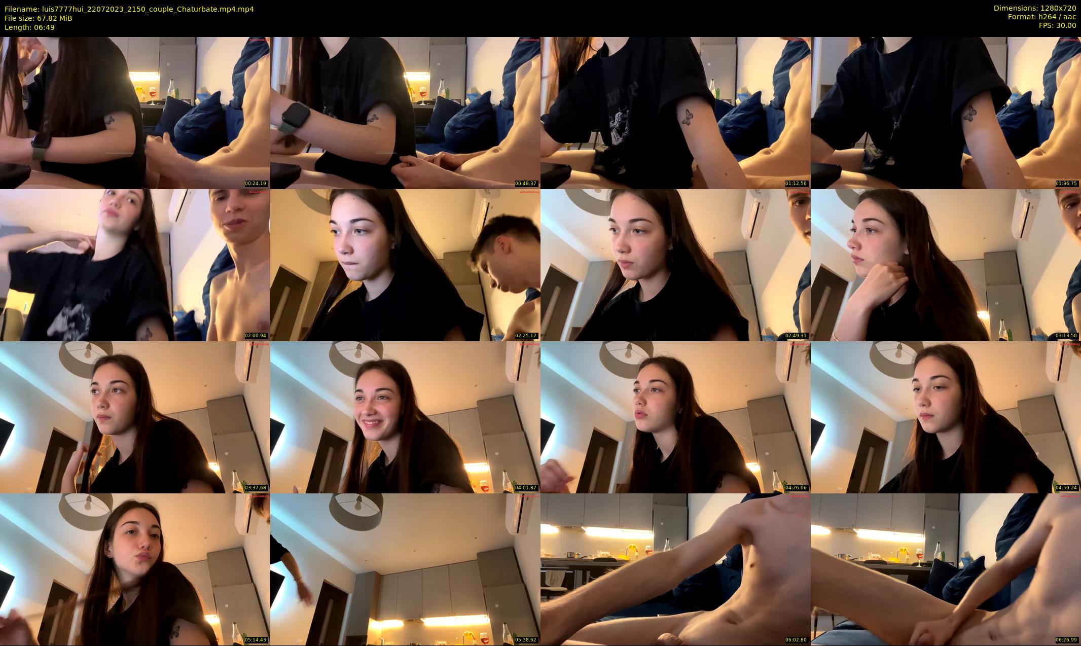 luis7777hui — 7 minute Chaturbate couple cam show recording, 720p, Jul 22, 2023