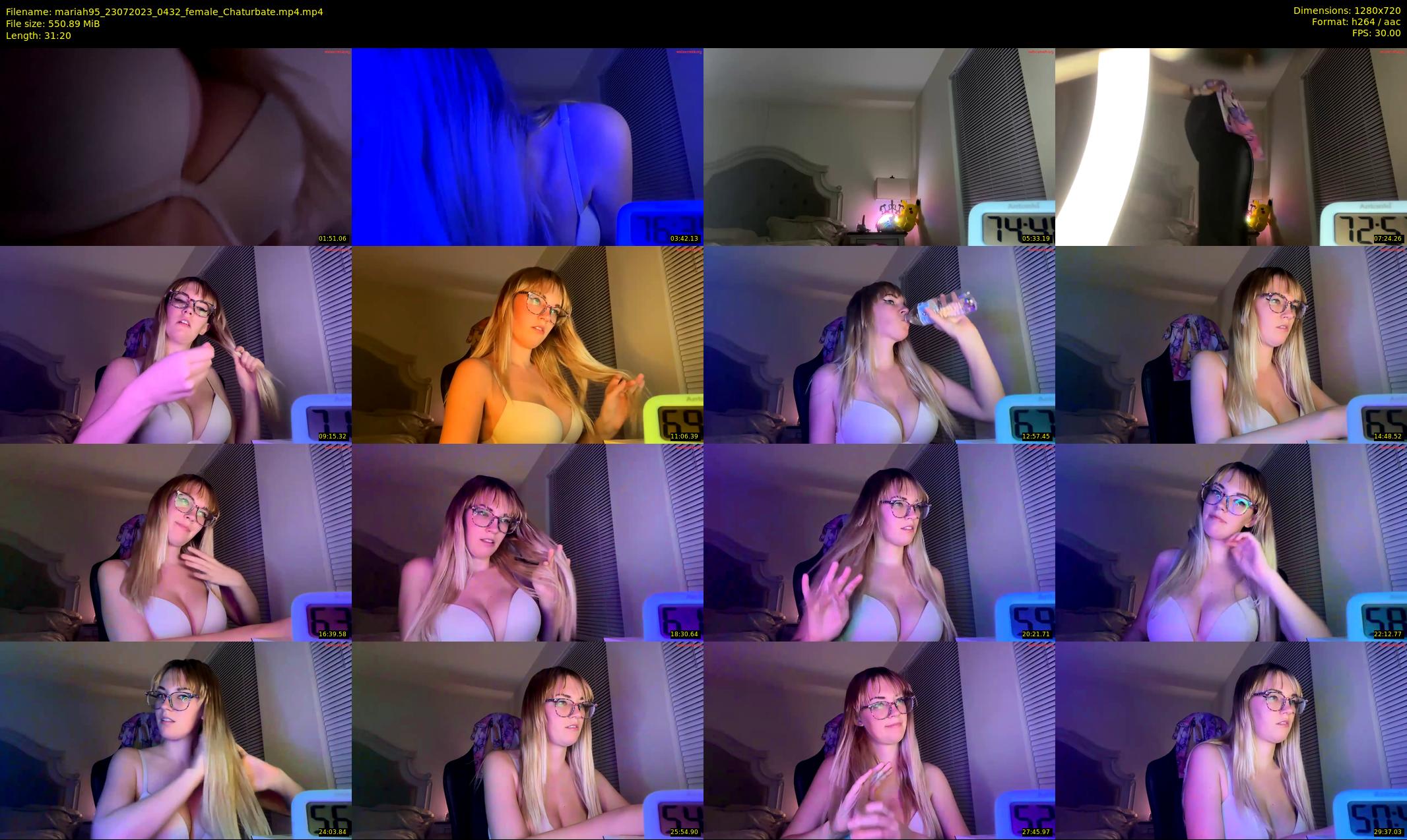 mariah95 — 32 minute Chaturbate female cam show recording, 720p, Jul 23, 2023