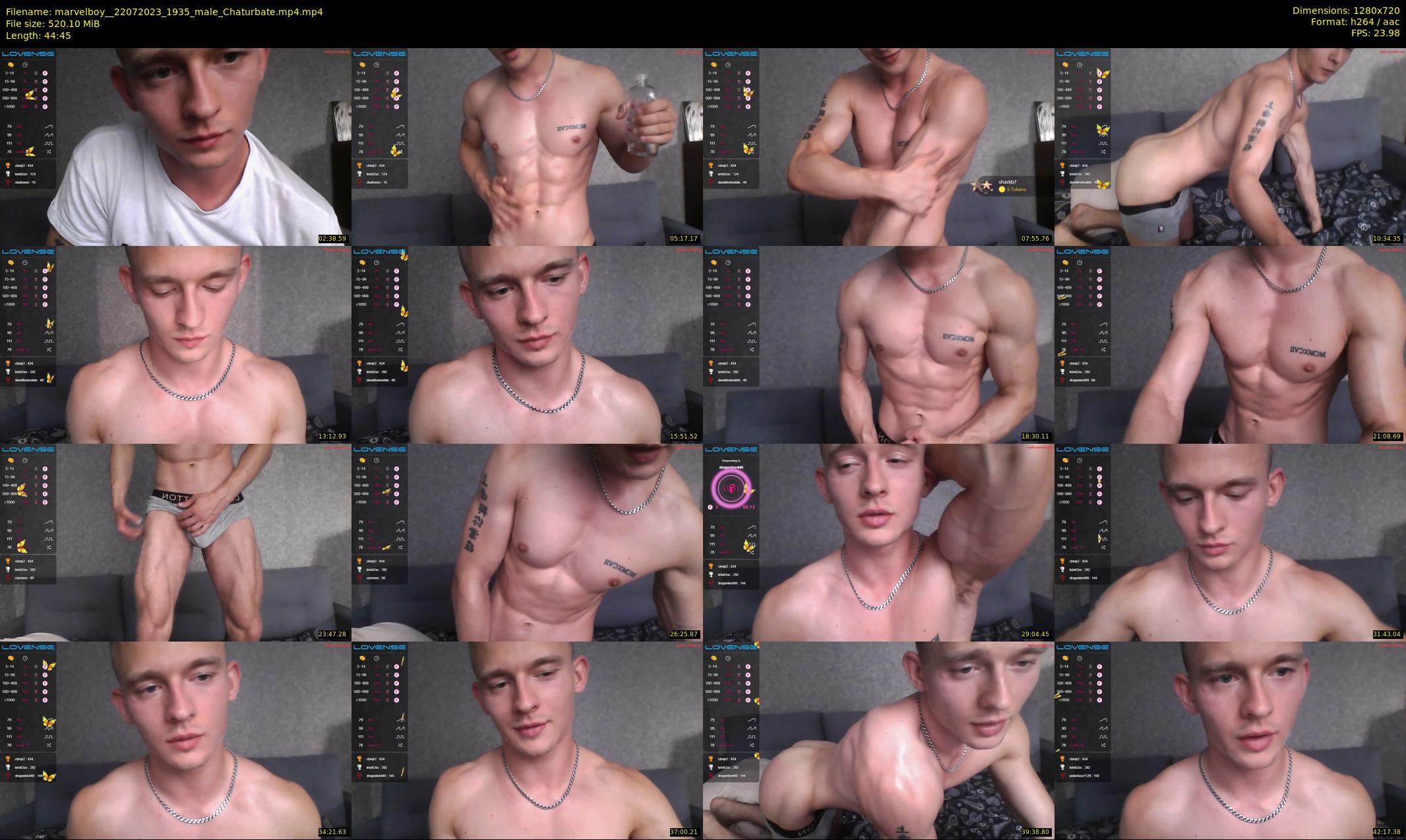 marvelboy_ — 45 minute Chaturbate male cam show recording, 720p, Jul 22, 2023