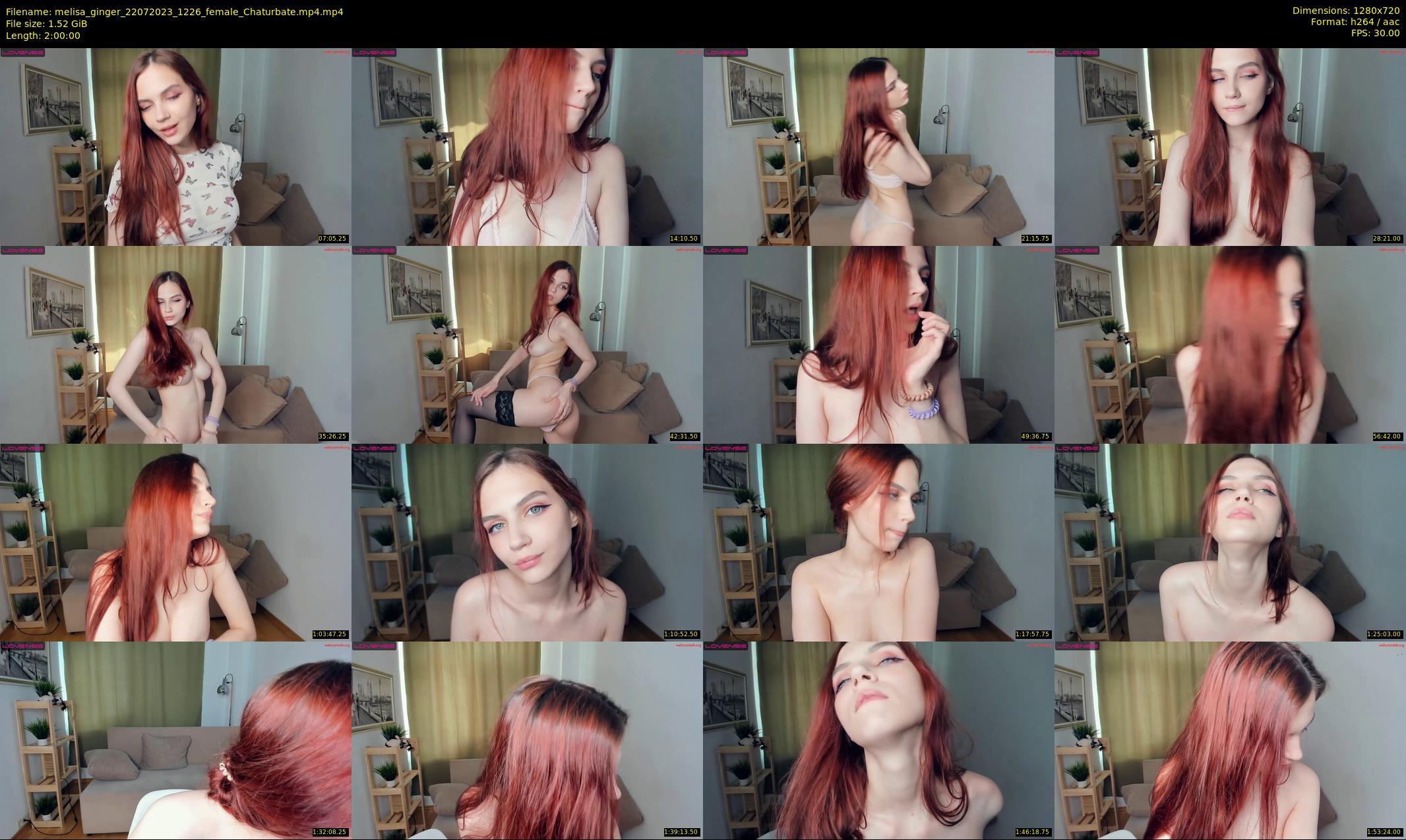 melisa_ginger — 120 minute Chaturbate female cam show recording, 720p, Jul 22, 2023