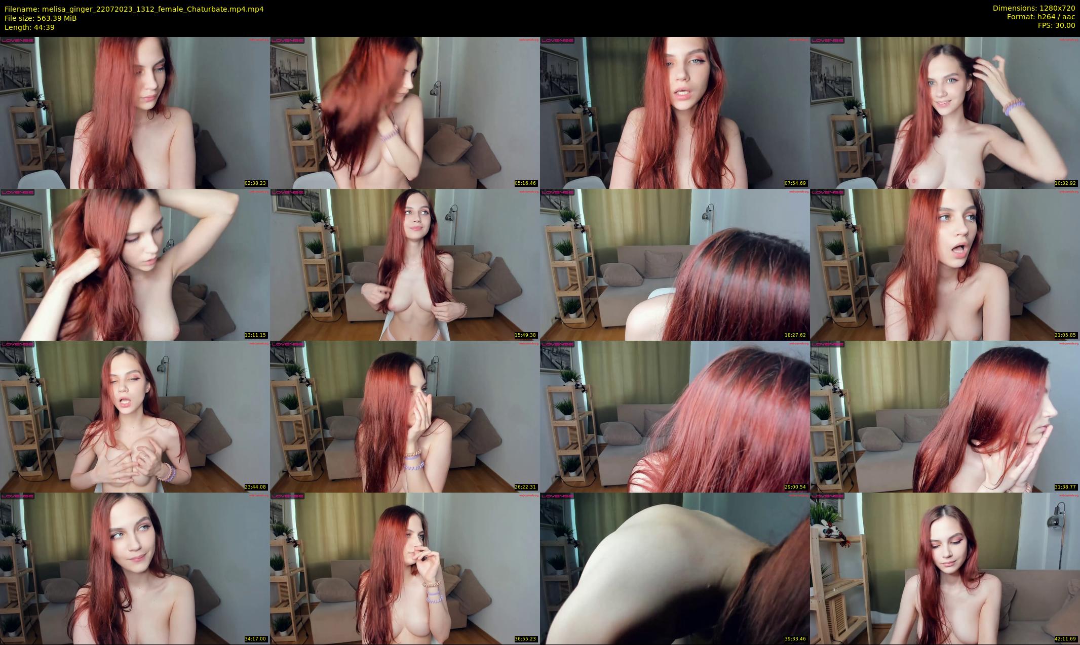 melisa_ginger — 45 minute Chaturbate female cam show recording, 720p, Jul 22, 2023