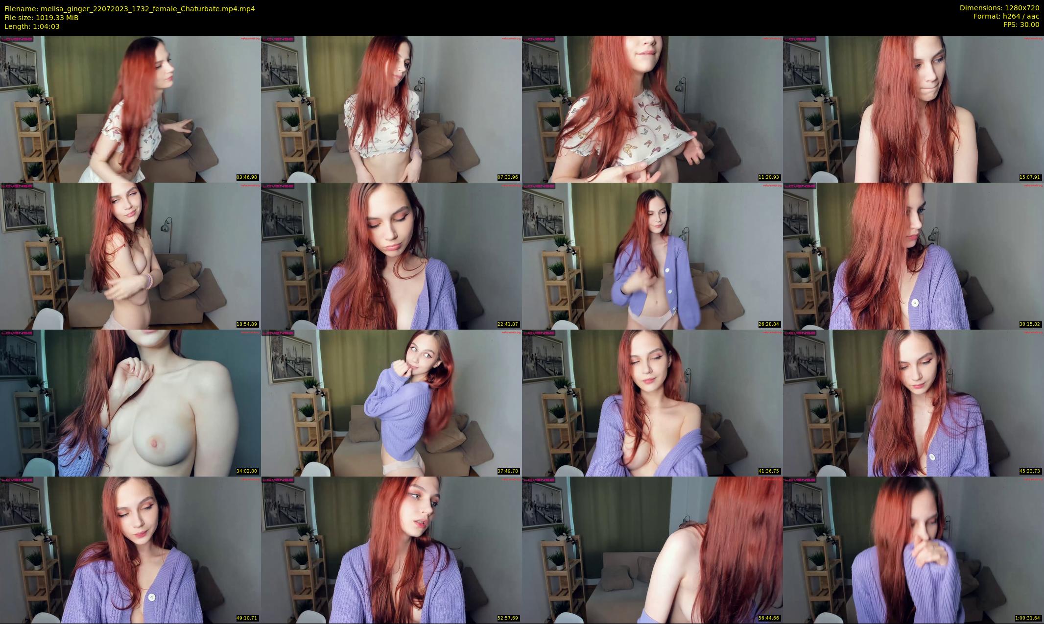 melisa_ginger — 65 minute Chaturbate female cam show recording, 720p, Jul 22, 2023