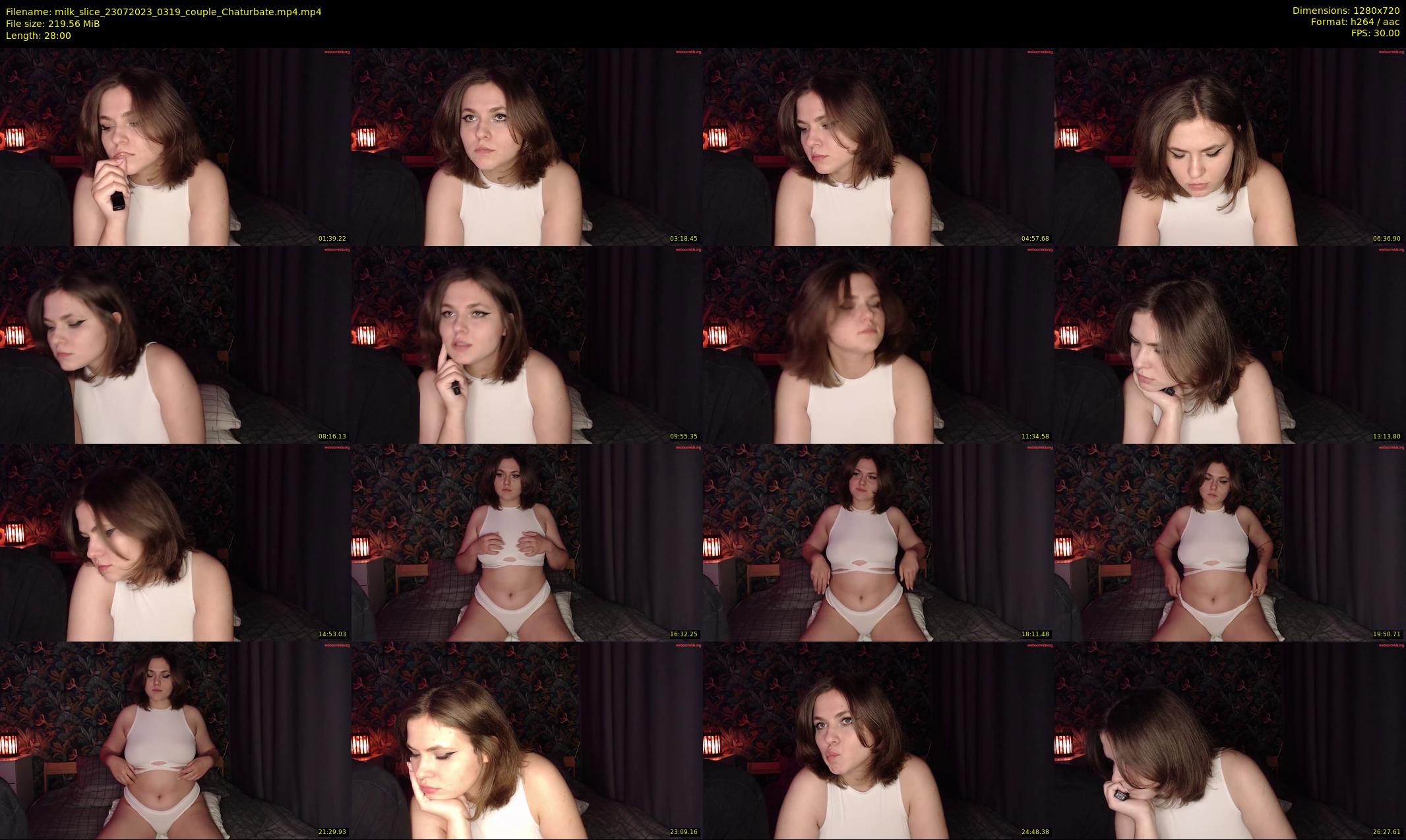 milk_slice — 28 minute Chaturbate couple cam show recording, 720p, Jul 23, 2023