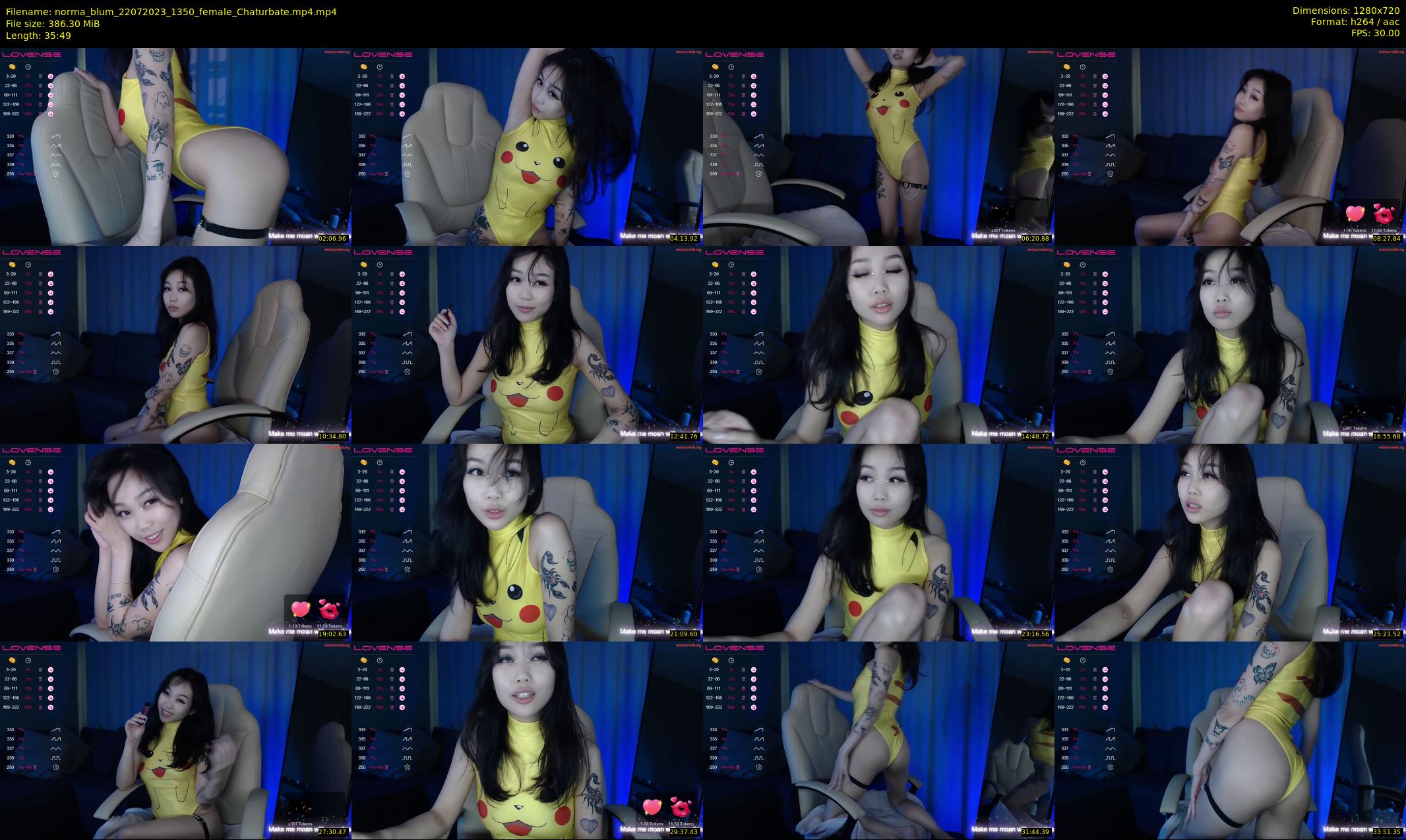 norma_blum — 36 minute Chaturbate female cam show recording, 720p, Jul 22, 2023