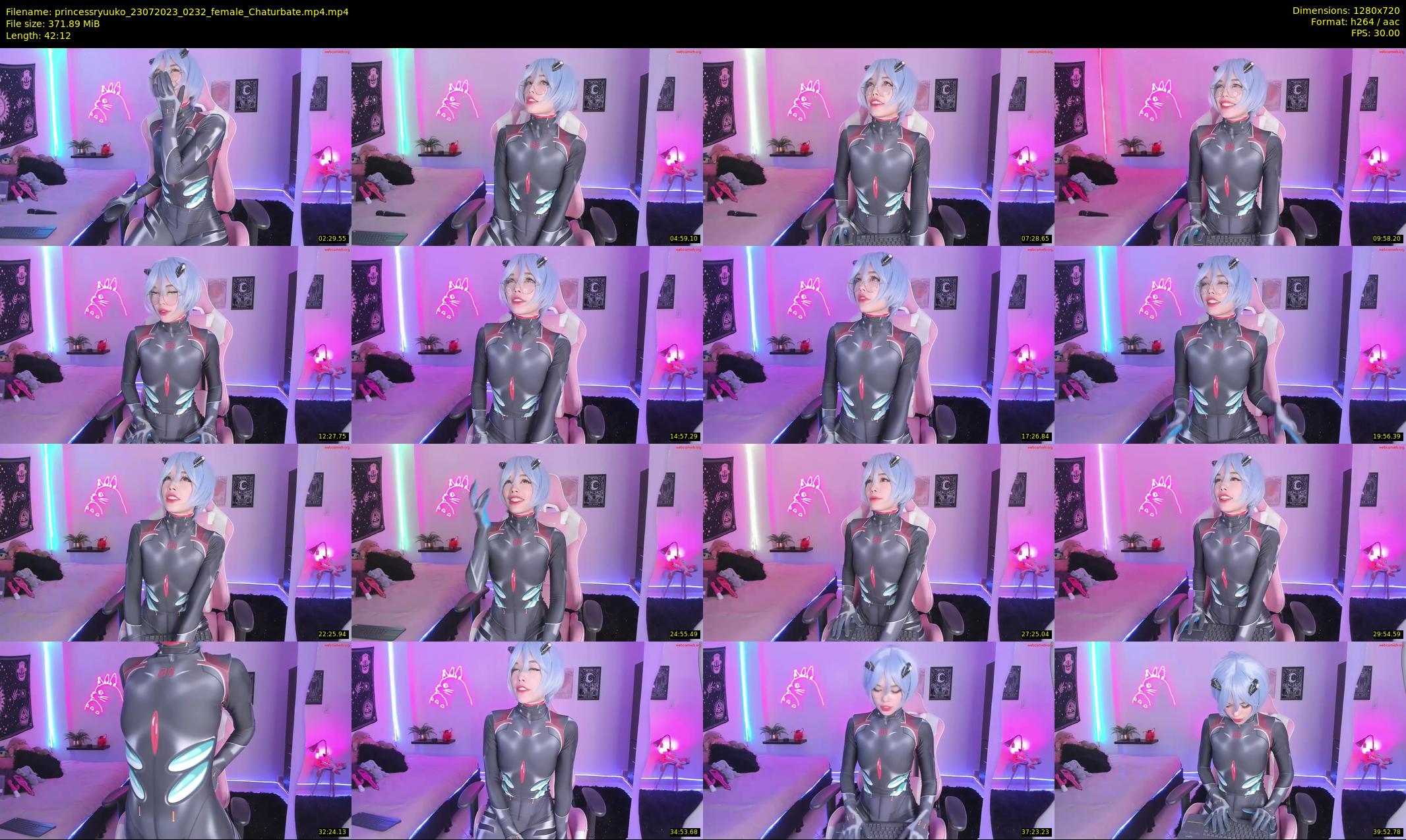 princessryuuko — 43 minute Chaturbate female cam show recording, 720p, Jul 23, 2023