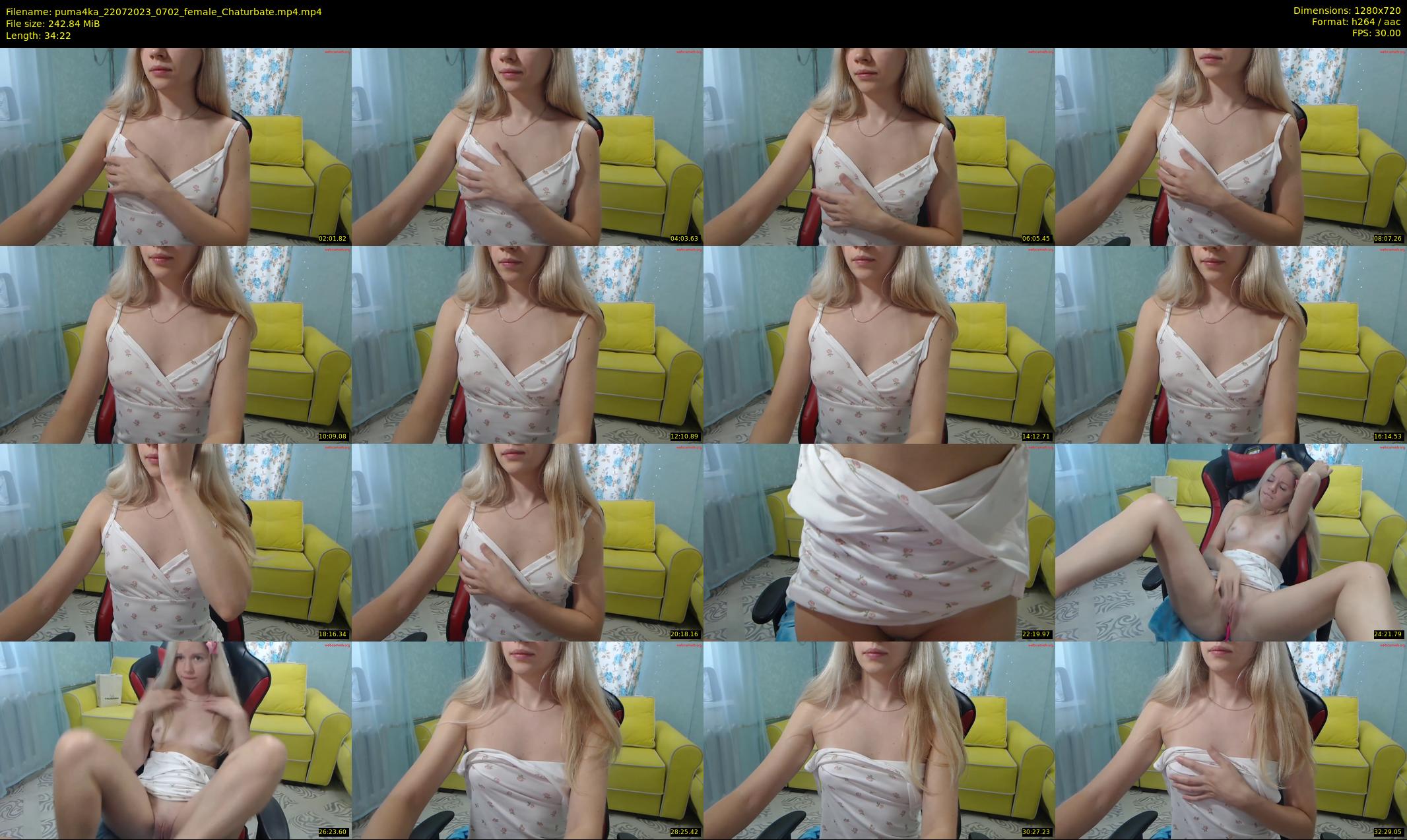 puma4ka — 35 minute Chaturbate female cam show recording, 720p, Jul 22, 2023