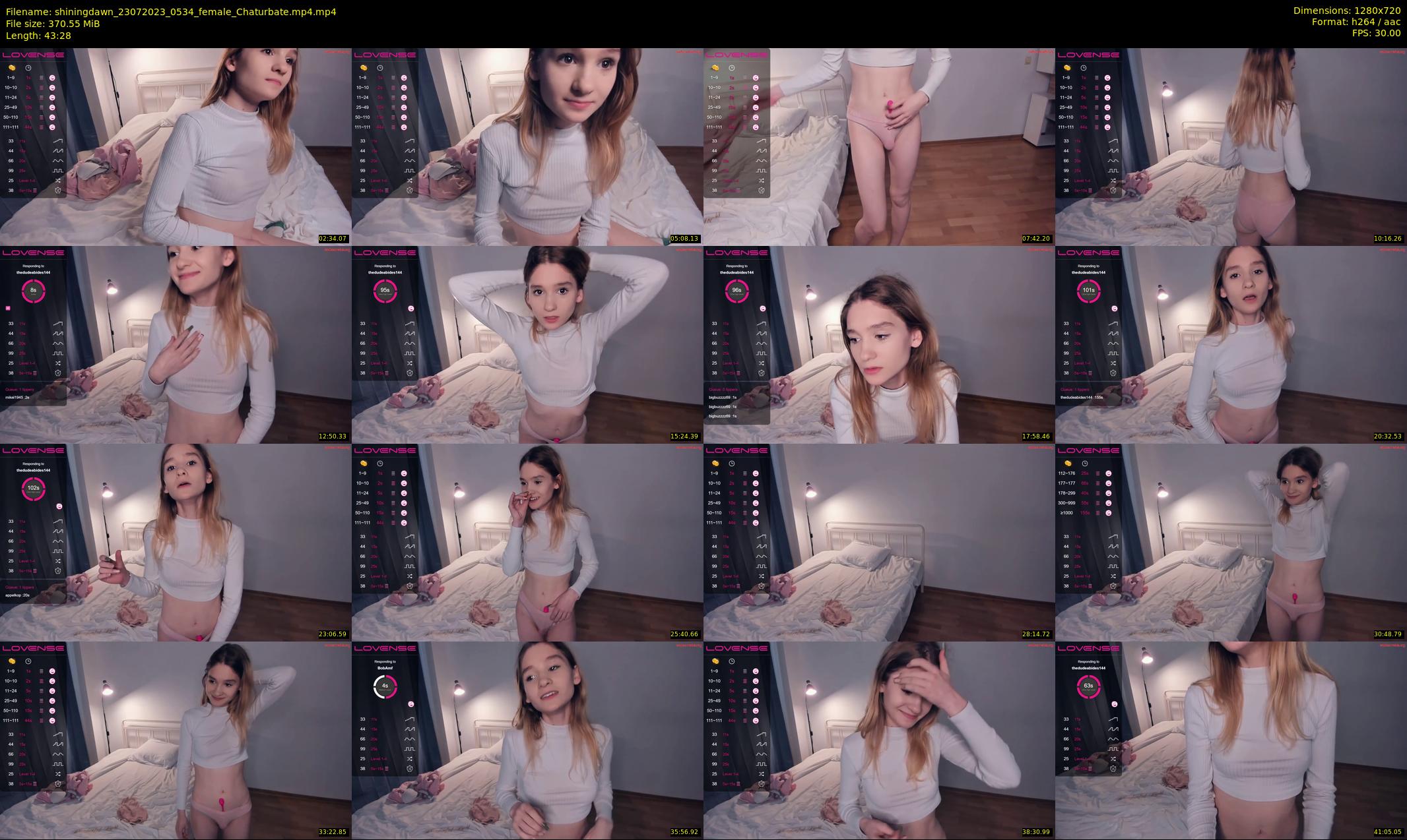 shiningdawn — 44 minute Chaturbate female cam show recording, 720p, Jul 23, 2023