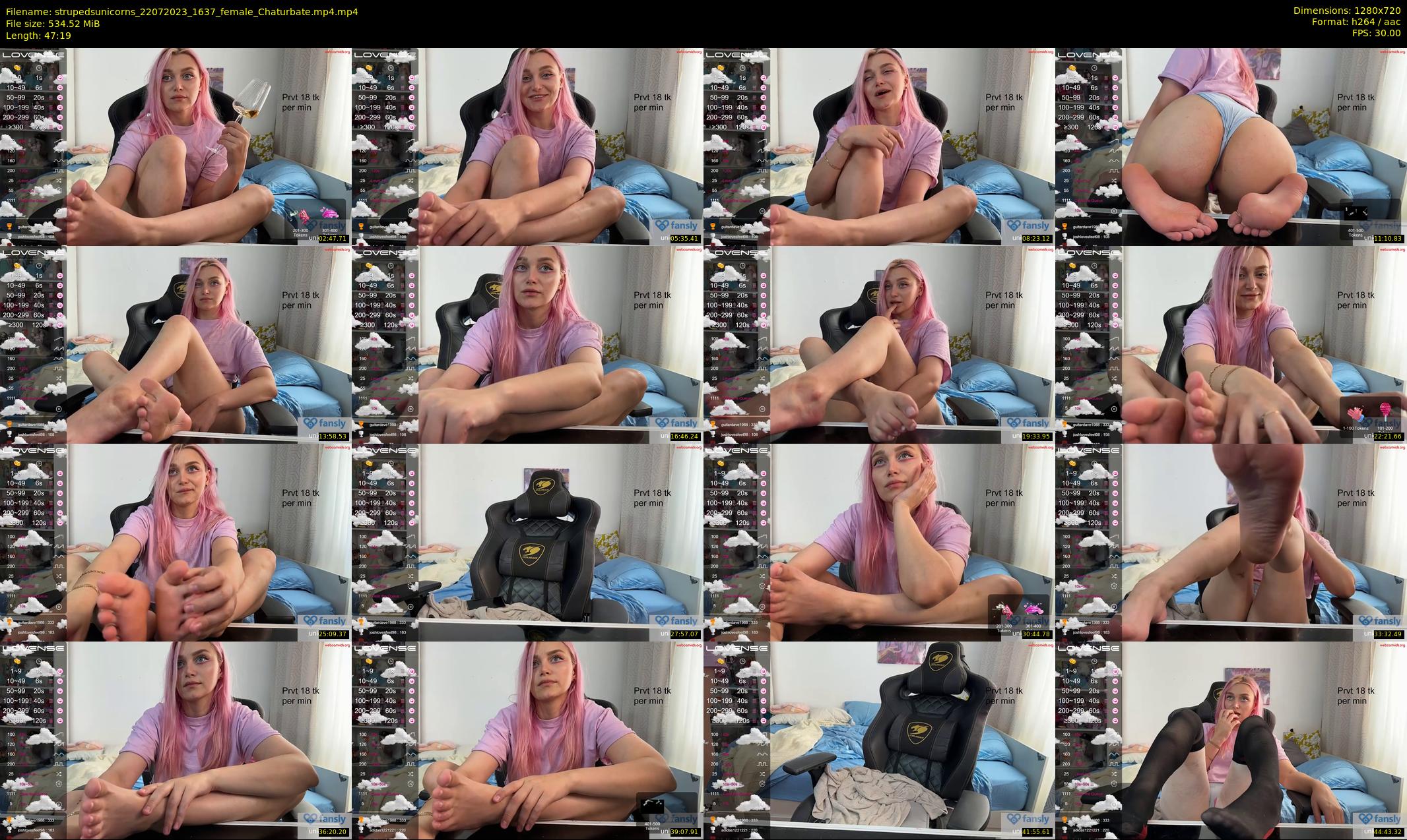 strupedsunicorns — 48 minute Chaturbate couple cam show recording, 720p, Jul 22, 2023