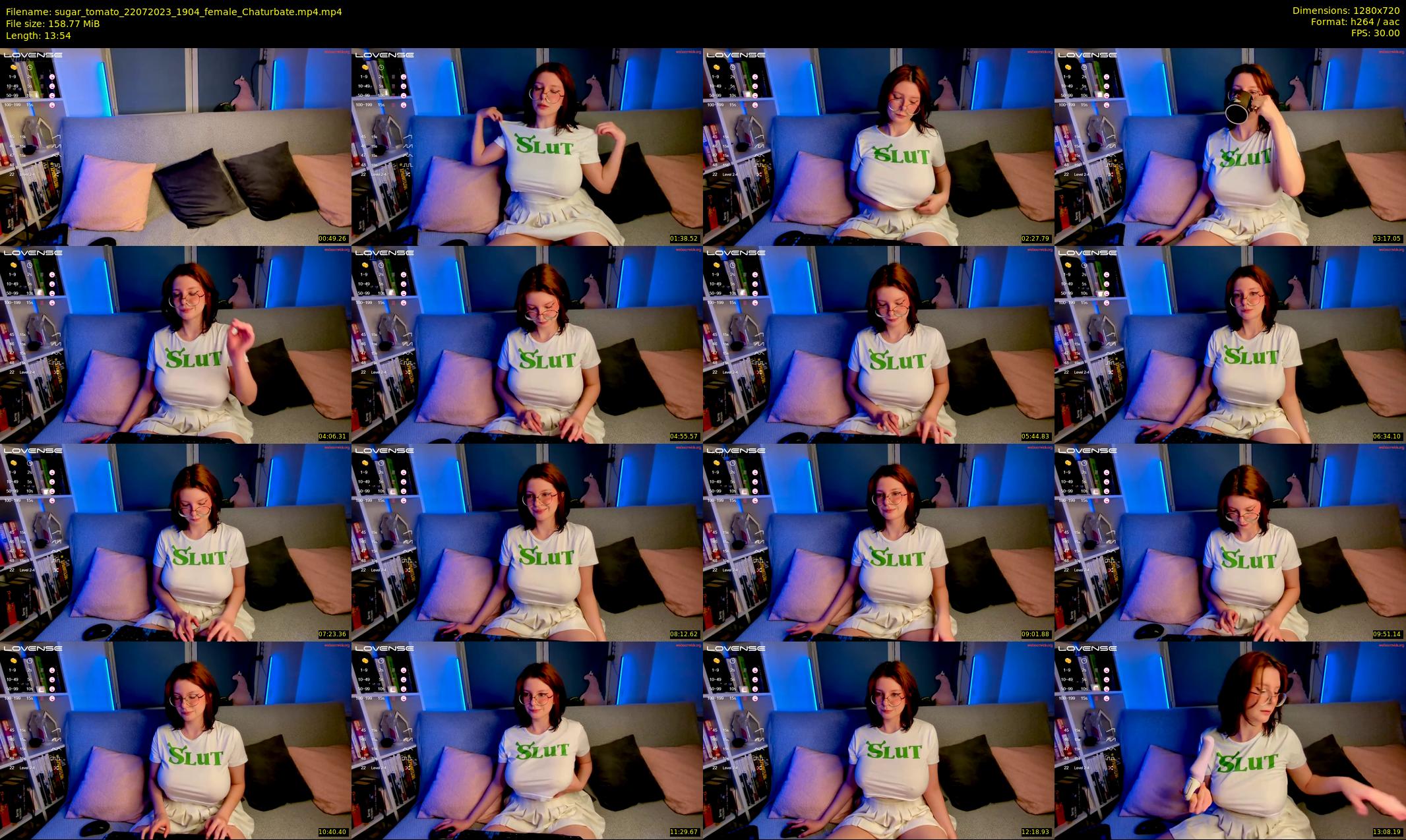 sugar_tomato — 14 minute Chaturbate female cam show recording, 720p, Jul 22, 2023