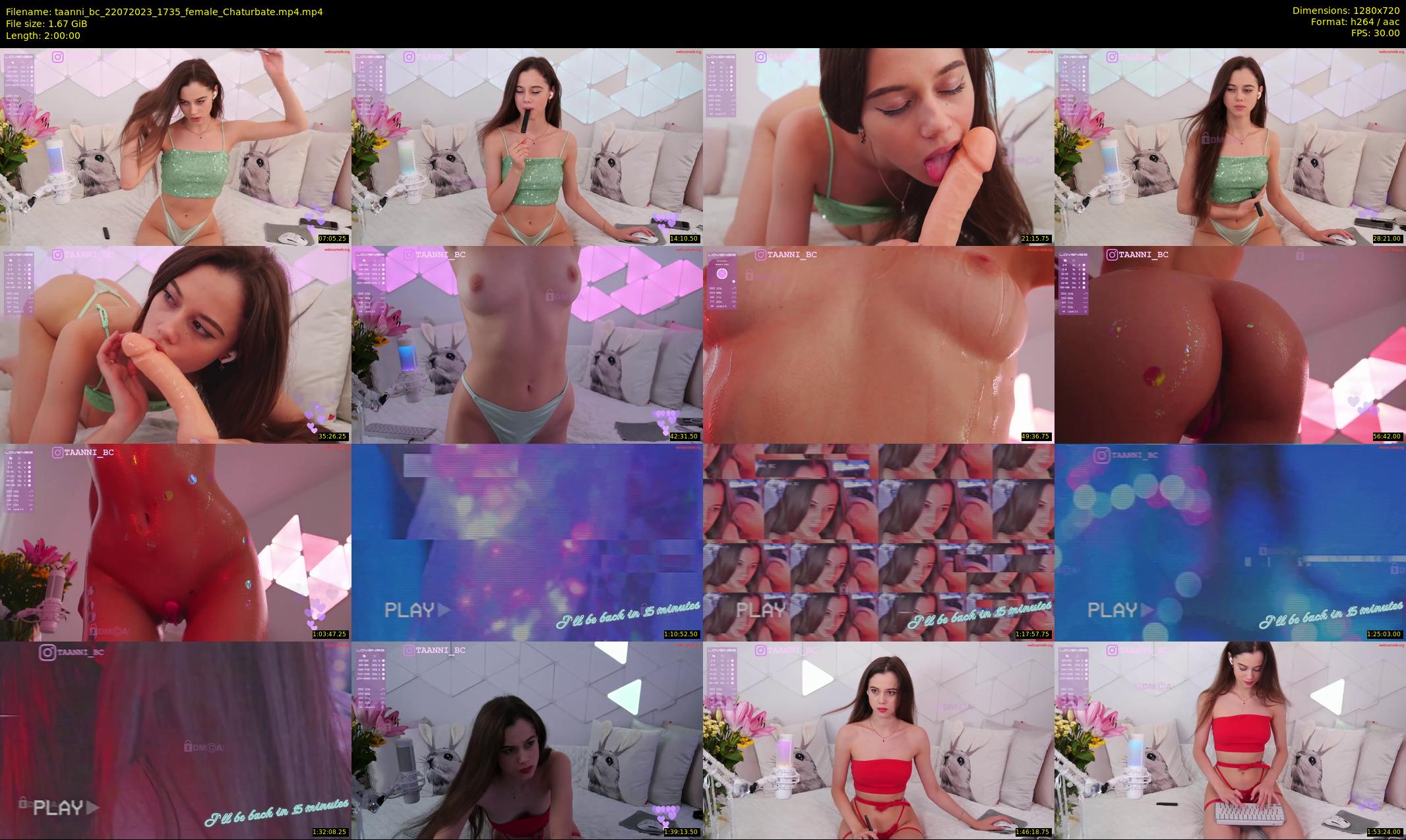 taanni_bc — 120 minute Chaturbate female cam show recording, 720p, Jul 22, 2023