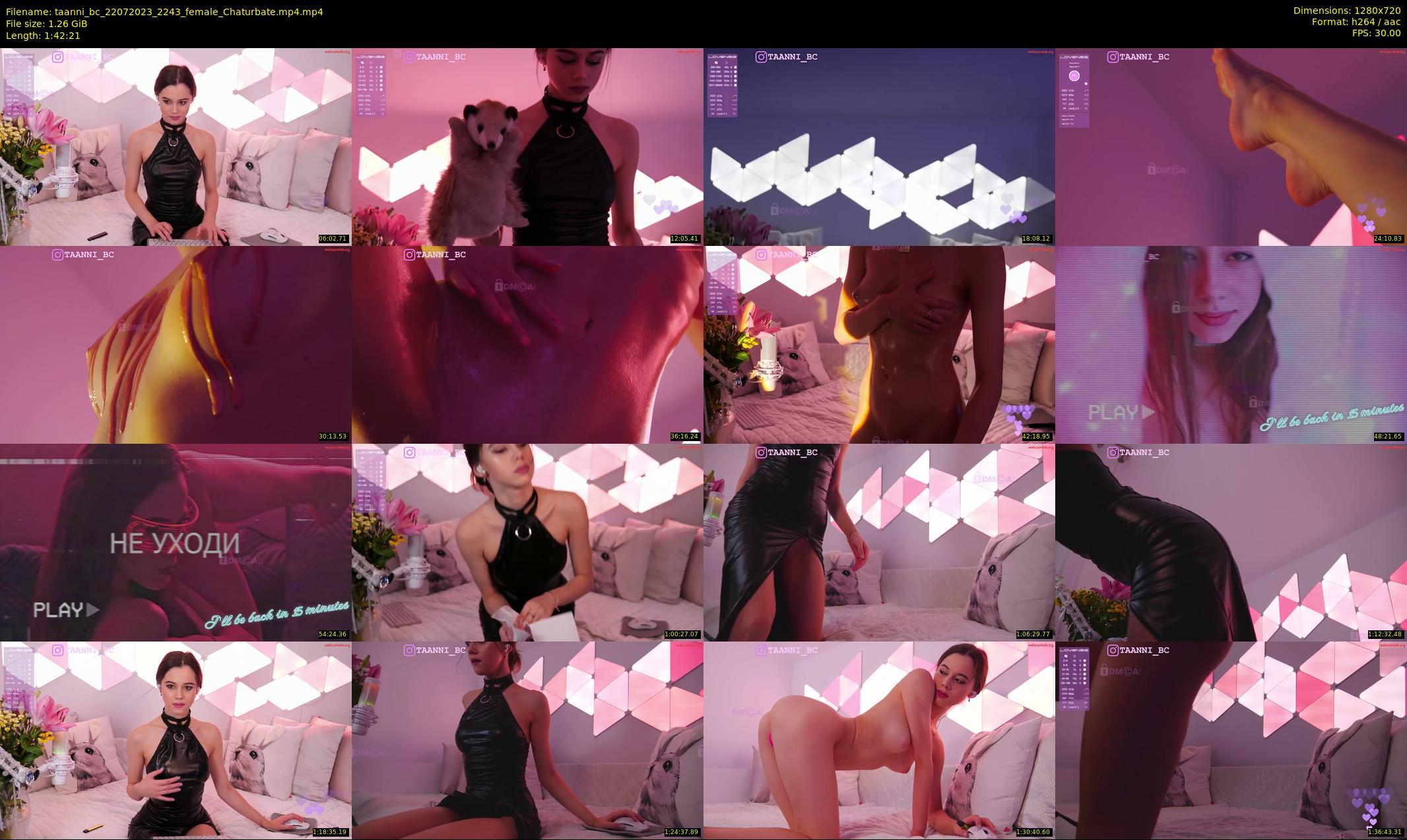 taanni_bc — 103 minute Chaturbate female cam show recording, 720p, Jul 22, 2023