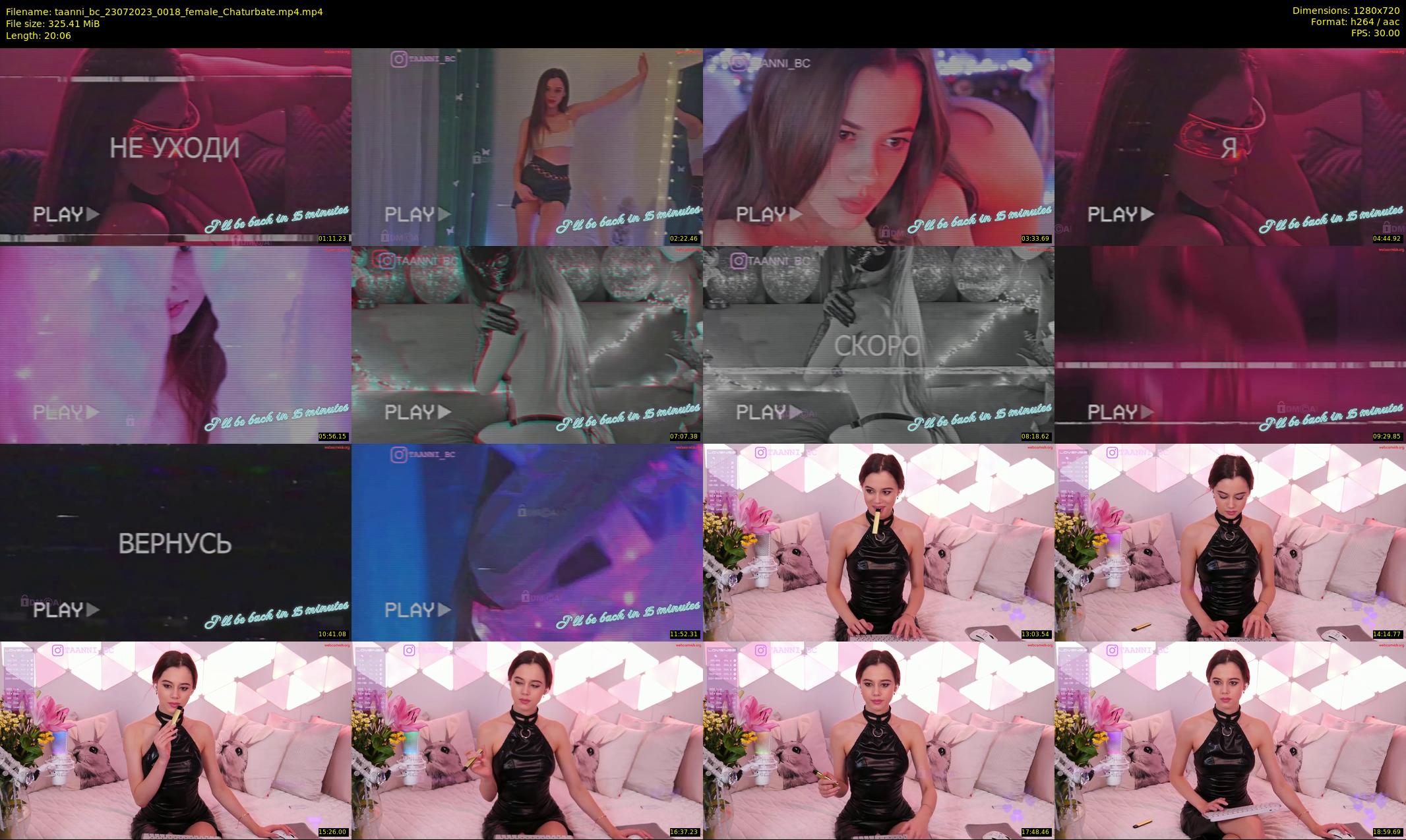 taanni_bc — 21 minute Chaturbate female cam show recording, 720p, Jul 23, 2023