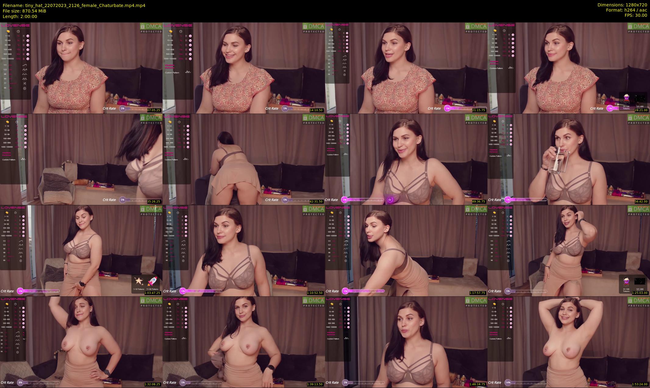 tiny_hat — 120 minute Chaturbate female cam show recording, 720p, Jul 22, 2023