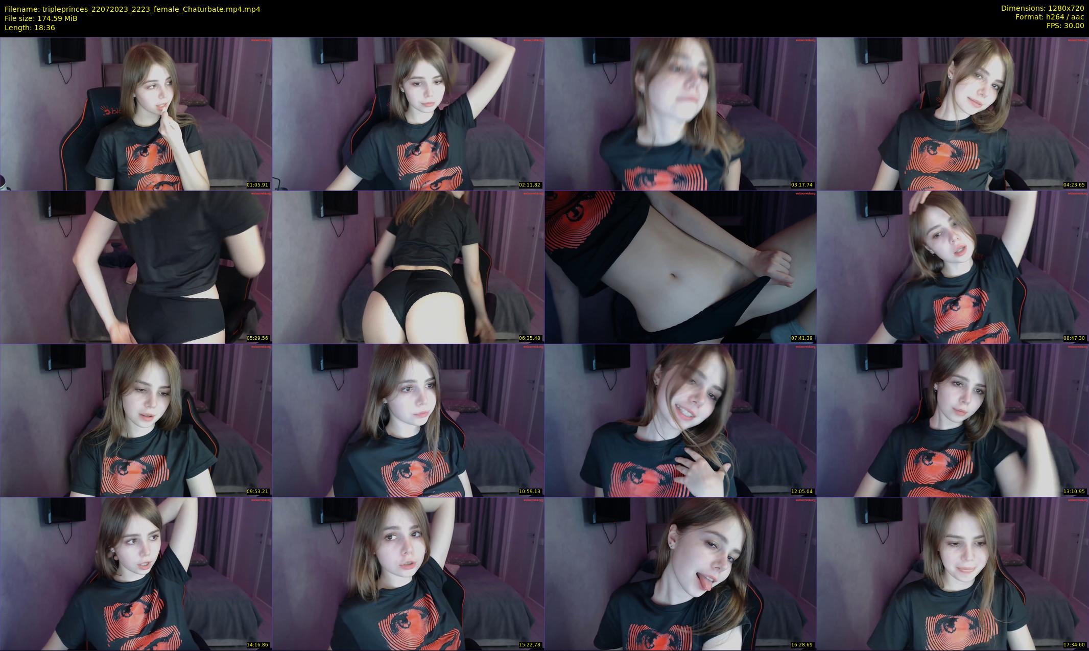 tripleprinces — 19 minute Chaturbate female cam show recording, 720p, Jul 22, 2023