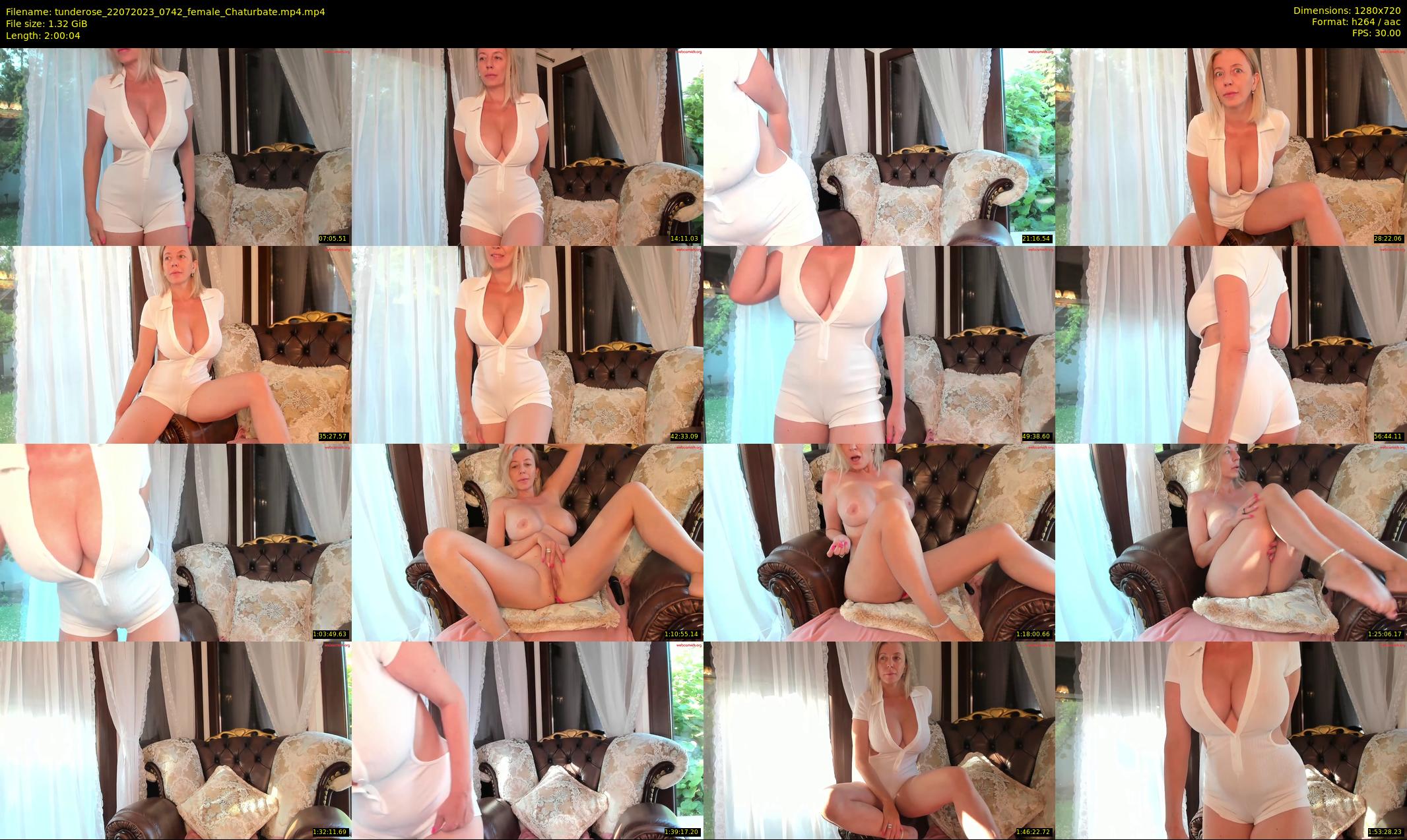 tunderose — 121 minute Chaturbate female cam show recording, 720p, Jul 22, 2023