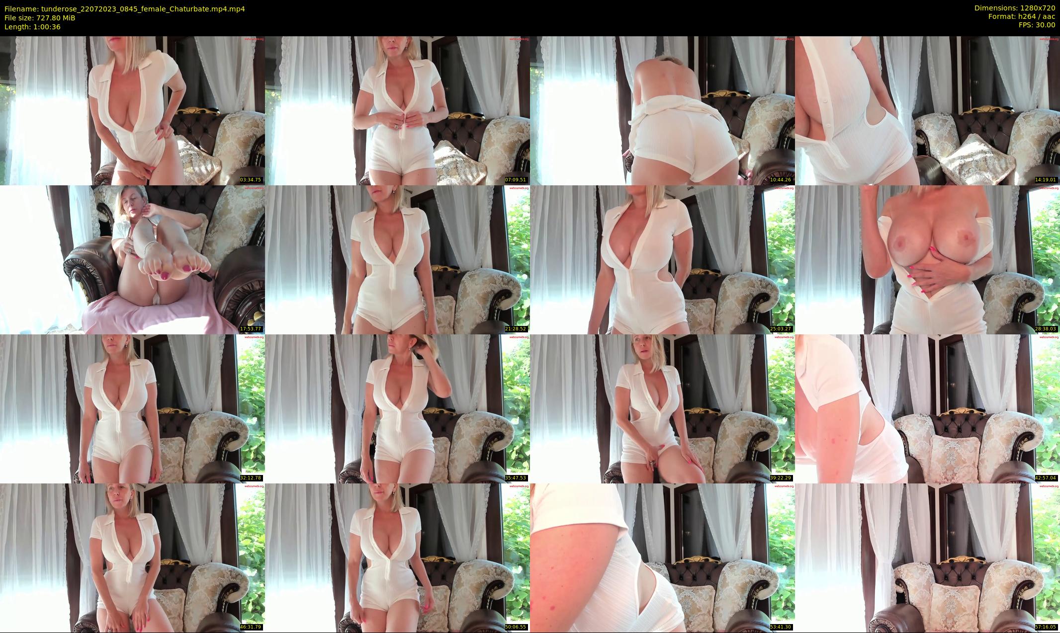 tunderose — 61 minute Chaturbate female cam show recording, 720p, Jul 22, 2023