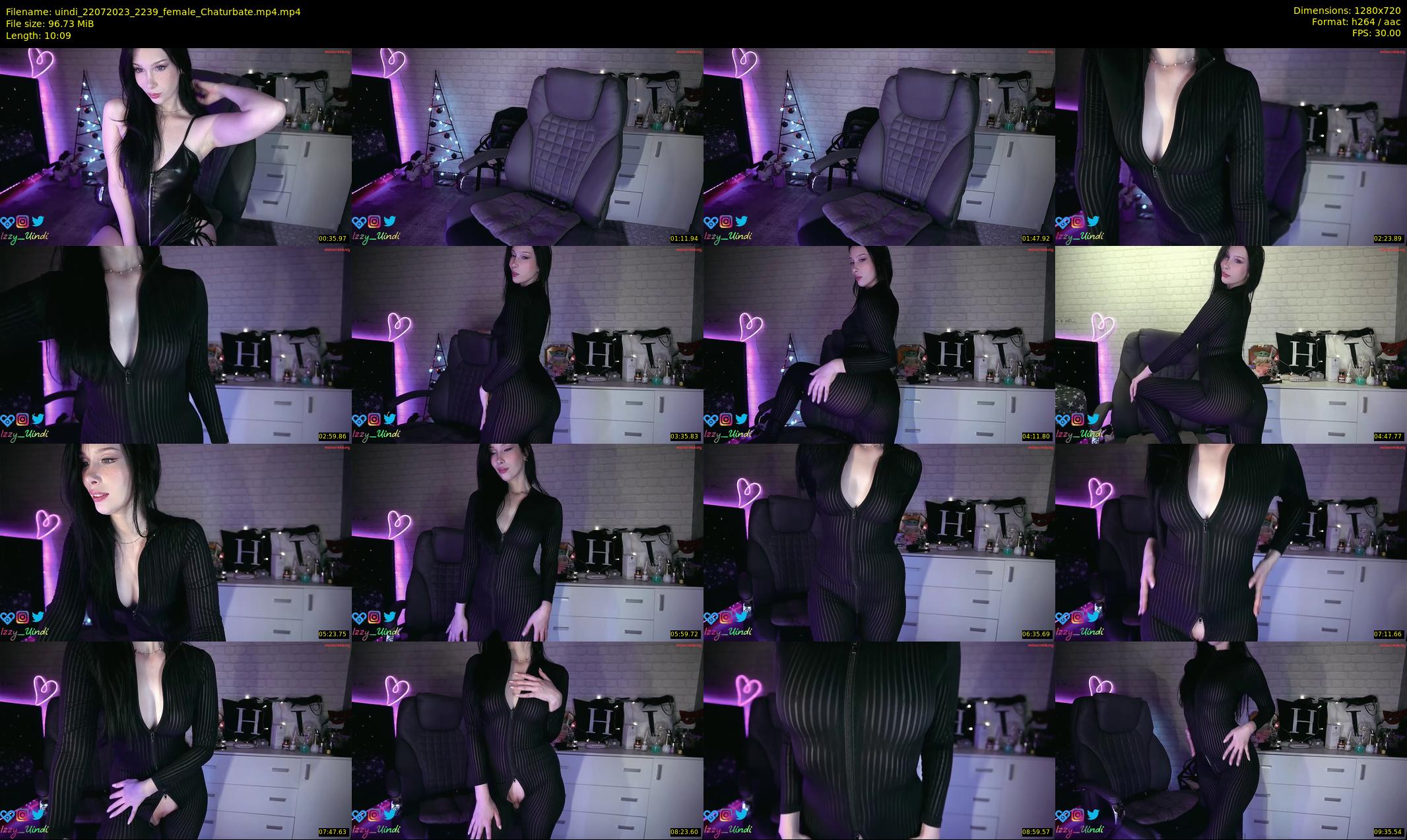 uindi — 11 minute Chaturbate female cam show recording, 720p, Jul 22, 2023